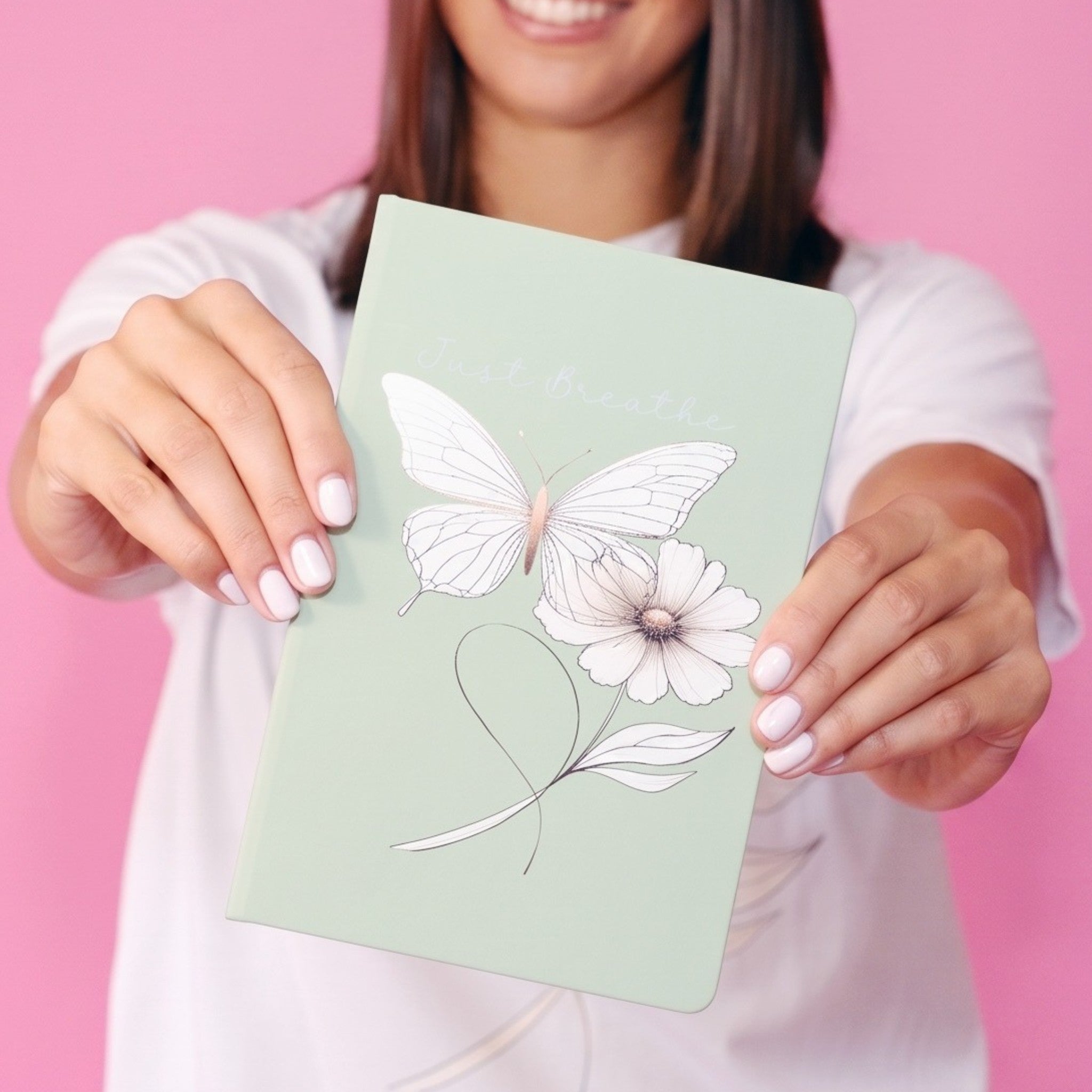 Just Breathe Butterfly Notebook
