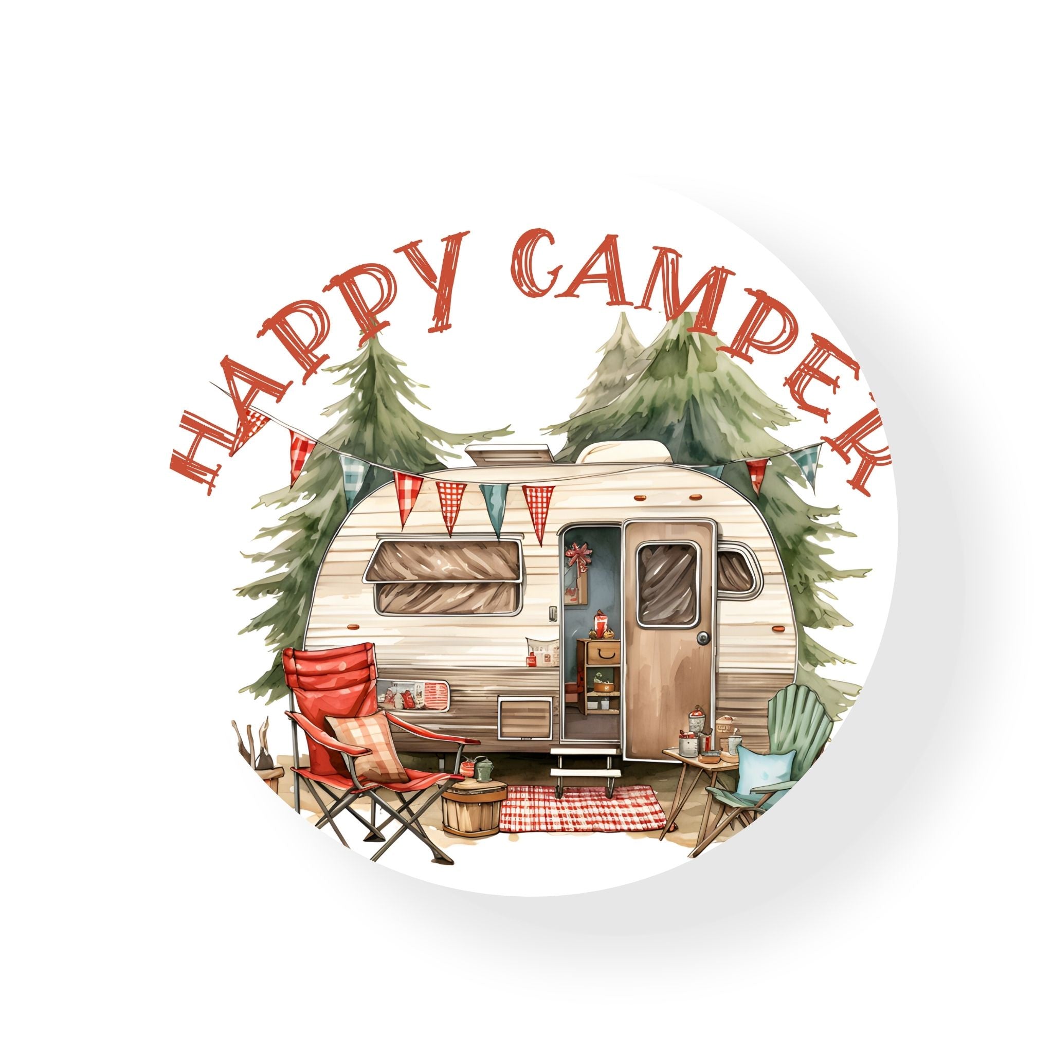 Happy Camper Coaster