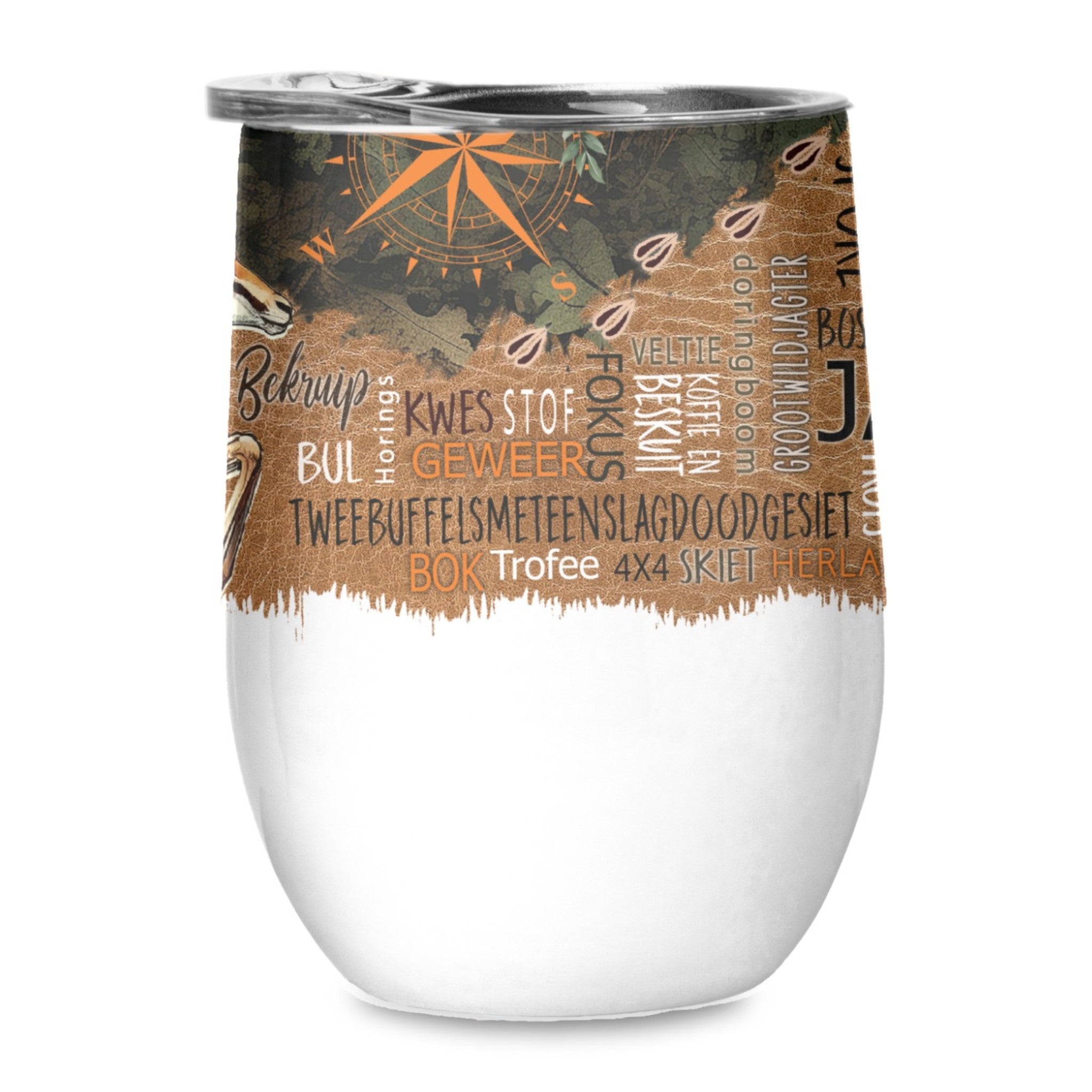 Afrikaans Hunting Gin Tumbler
