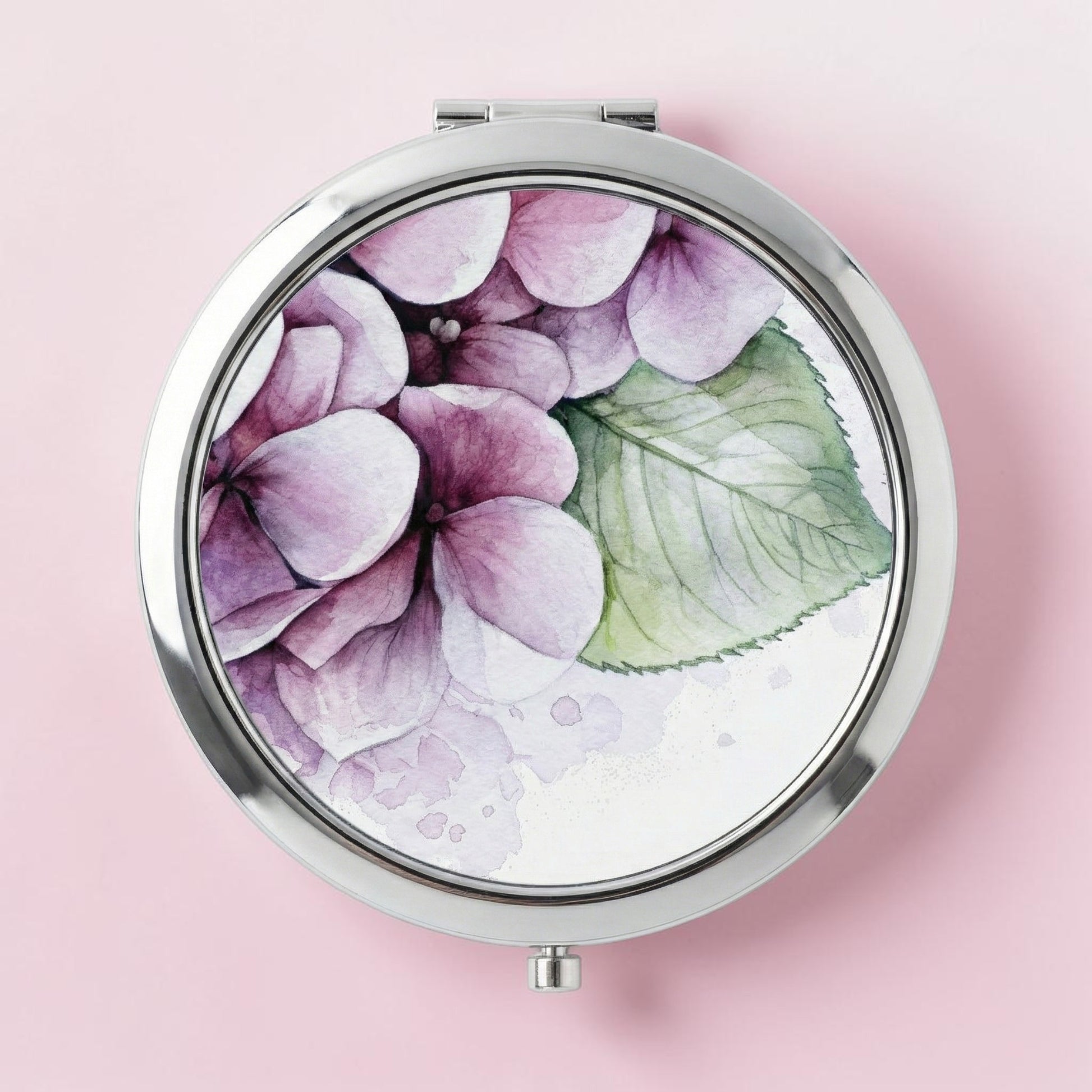 Hydrangea Compact Mirror