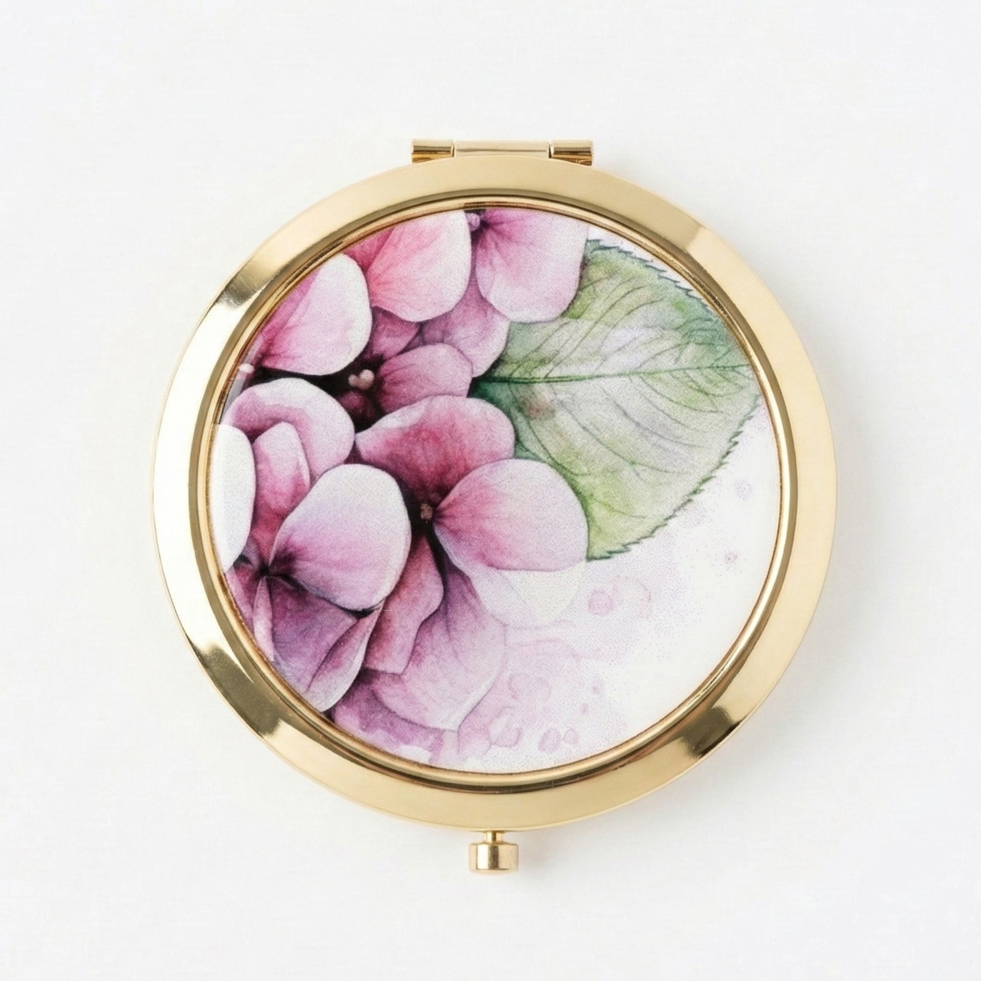 Hydrangea Compact Mirror