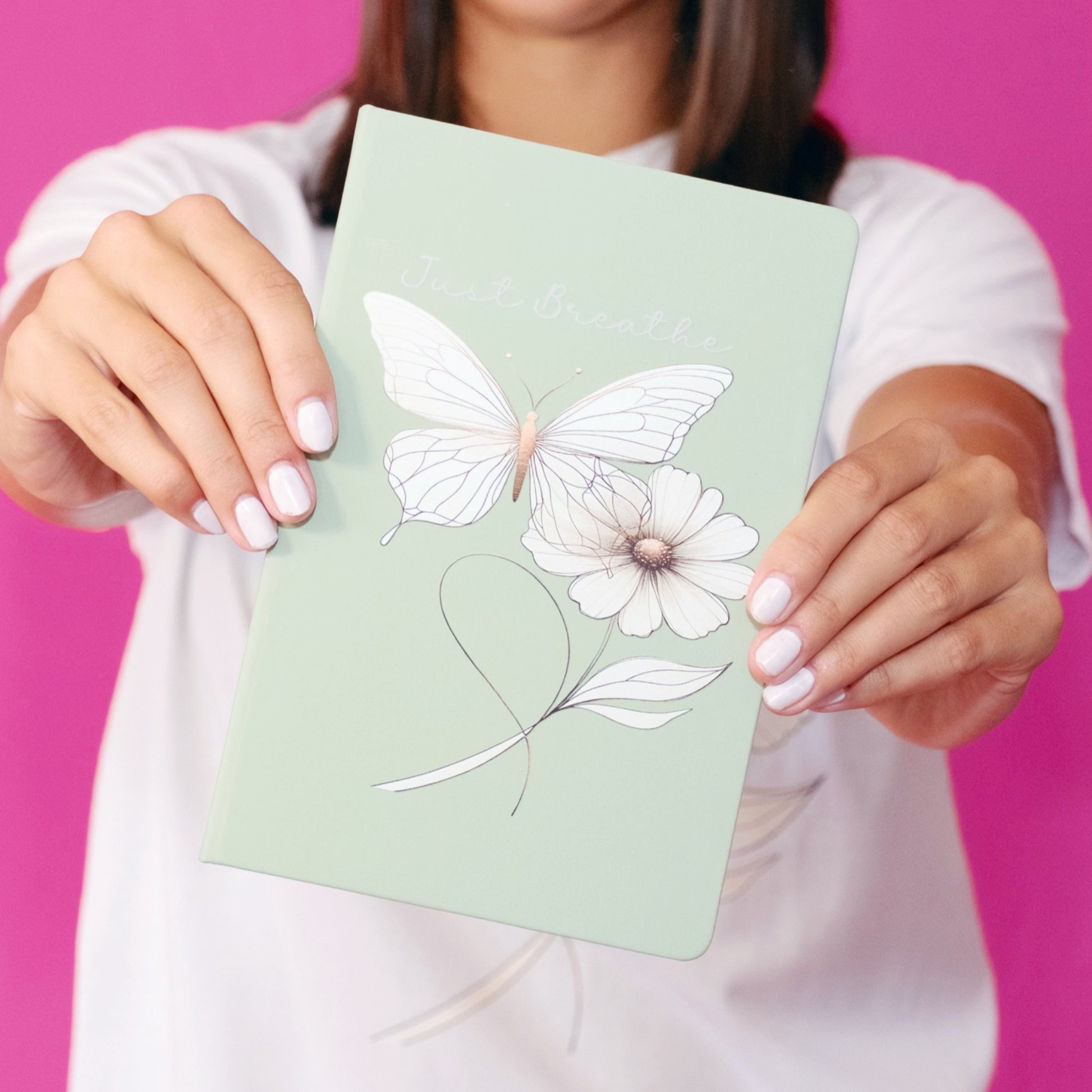 Just Breathe Butterfly Notebook