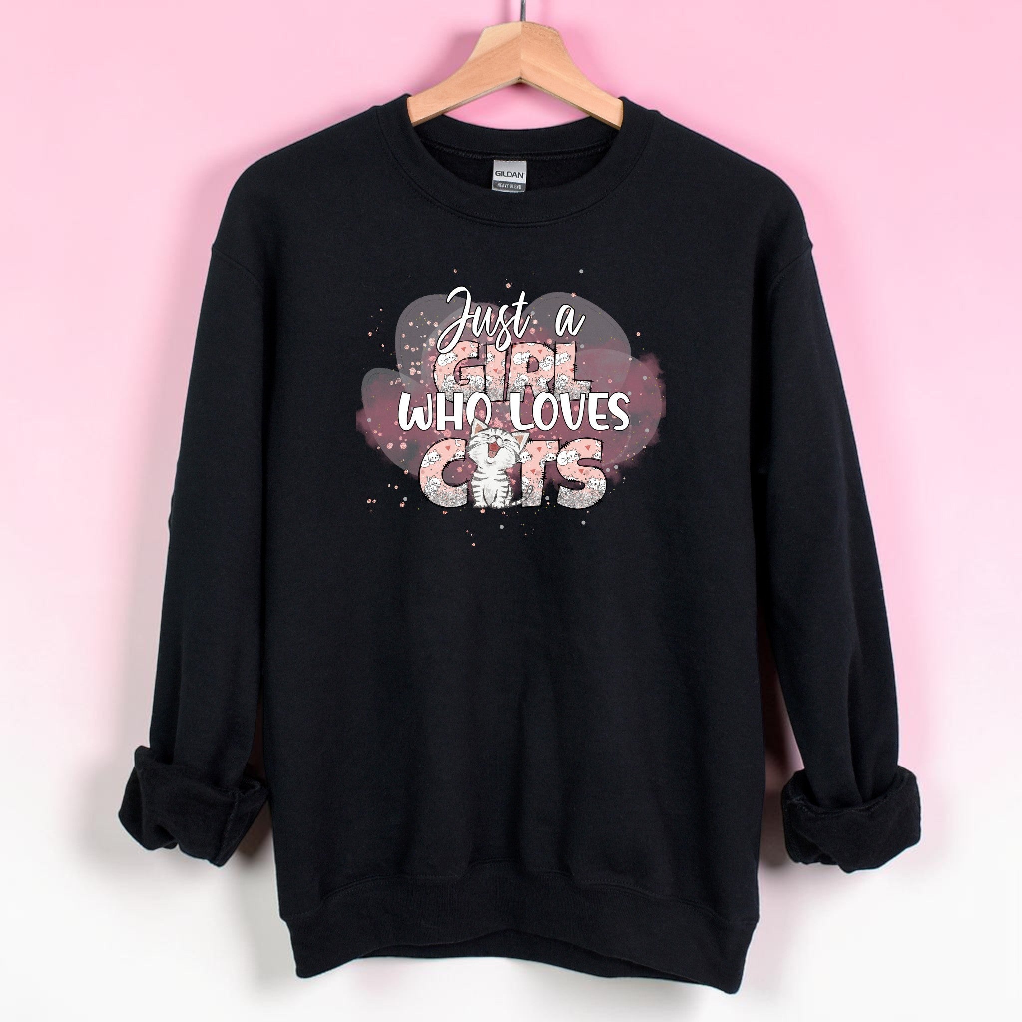 Just a Girl Who Loves Cats Sweatshirt