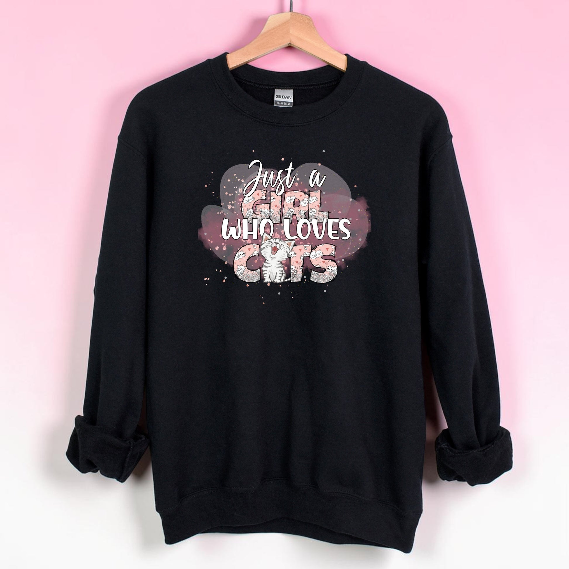 Just a Girl Who Loves Cats Sweatshirt