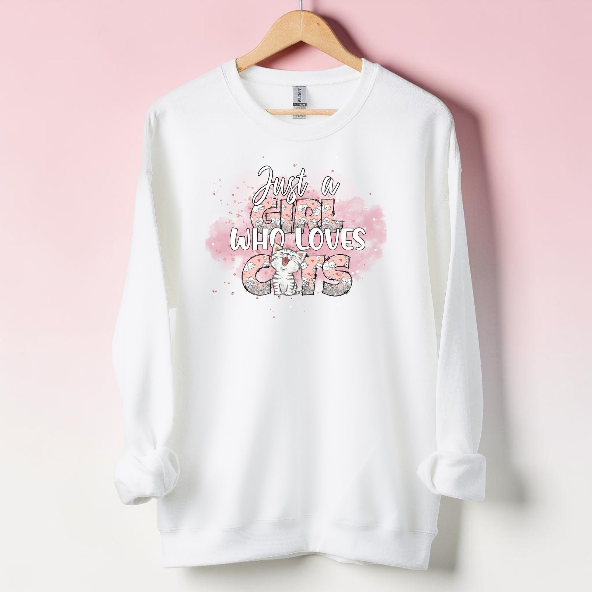 Just a Girl Who Loves Cats Sweatshirt