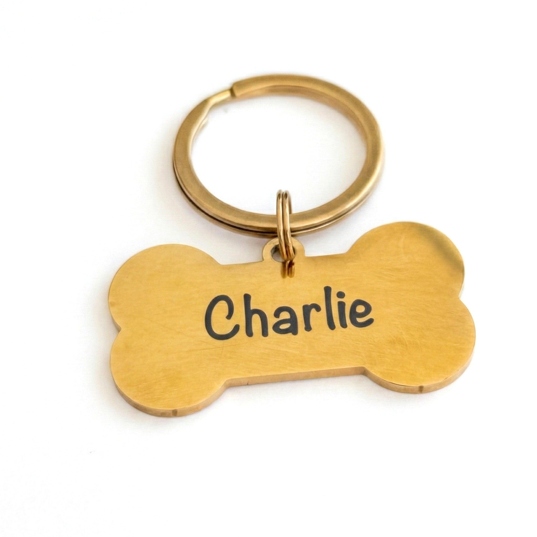 Large Bone Pet Tag