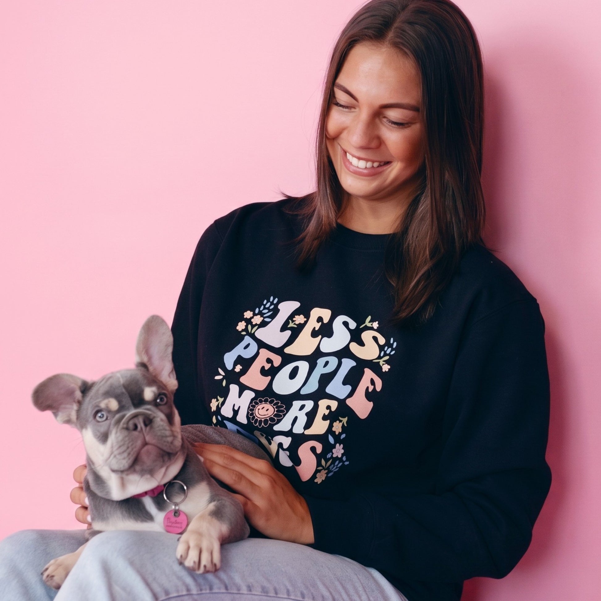 Less People More Dogs Sweatshirt