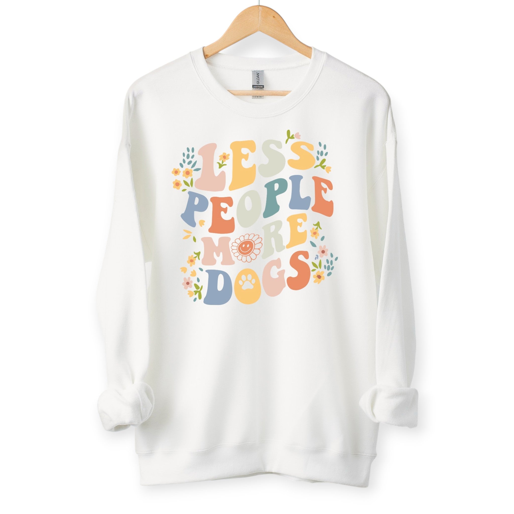 Less People More Dogs Sweatshirt