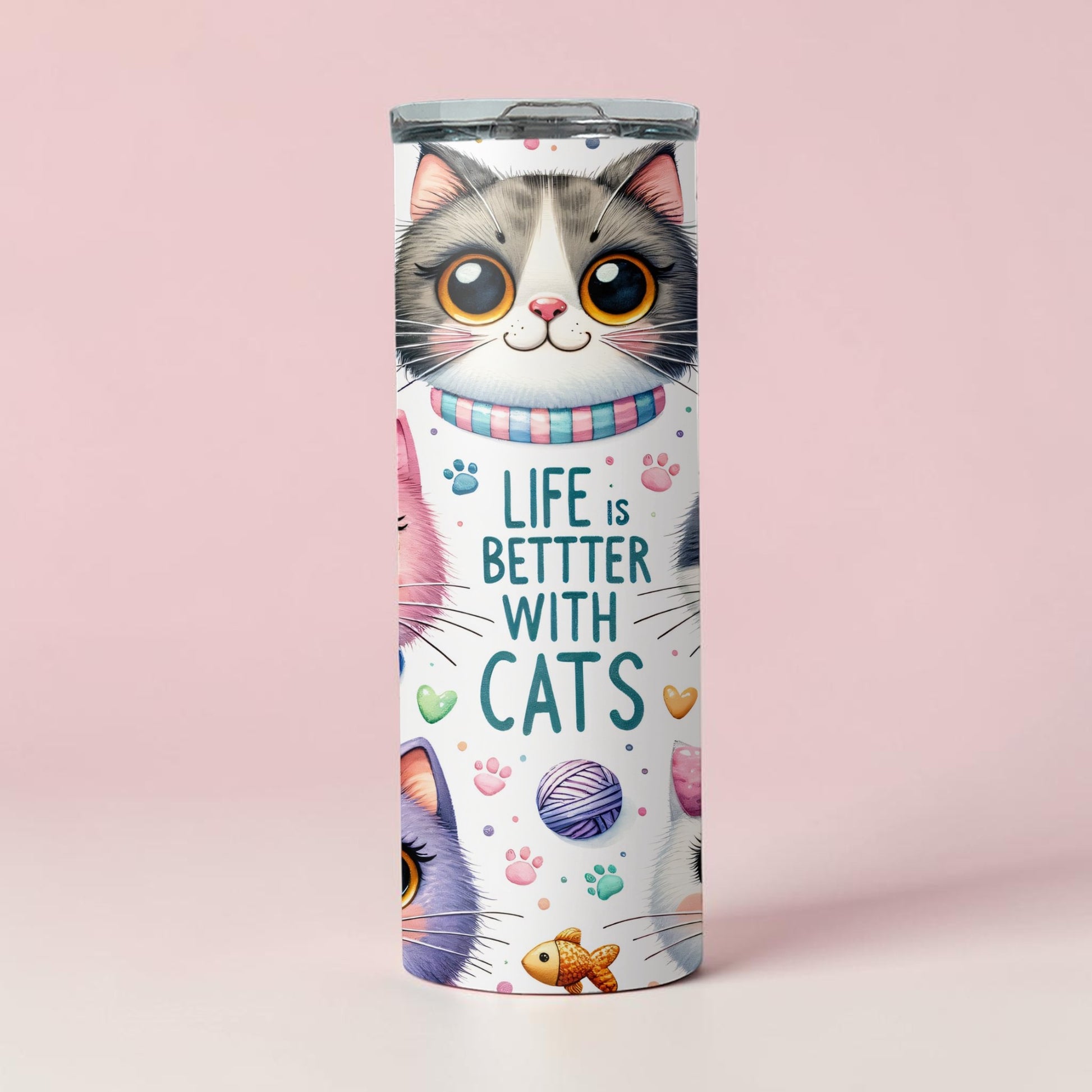 Life is Better with Cats Tumbler
