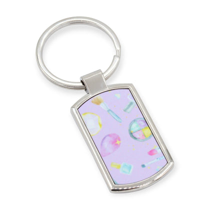 Lipstick and Lashes Keyring