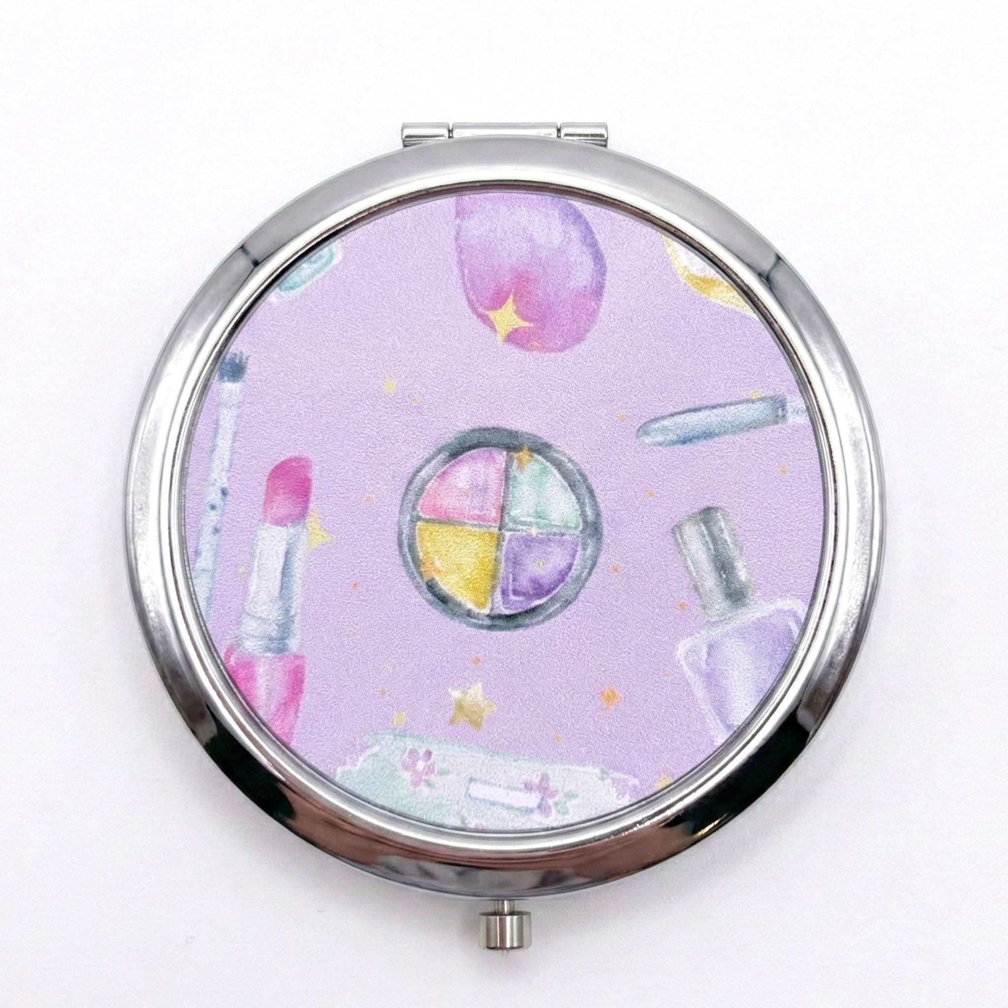Lipstick and Lashes Compact Mirror