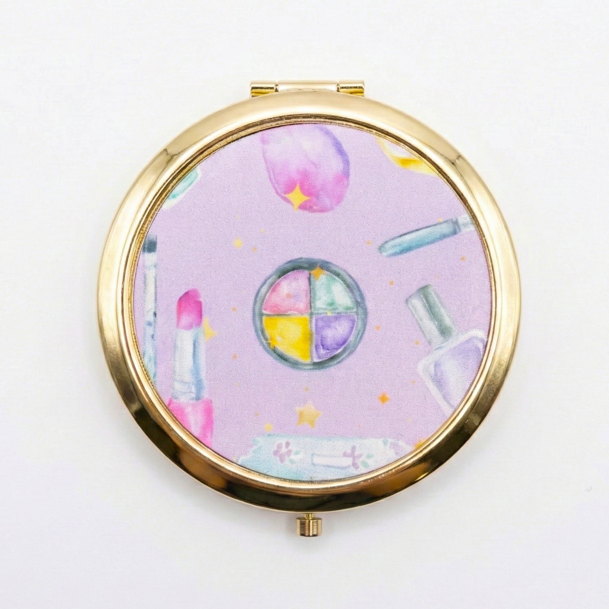 Lipstick and Lashes Compact Mirror