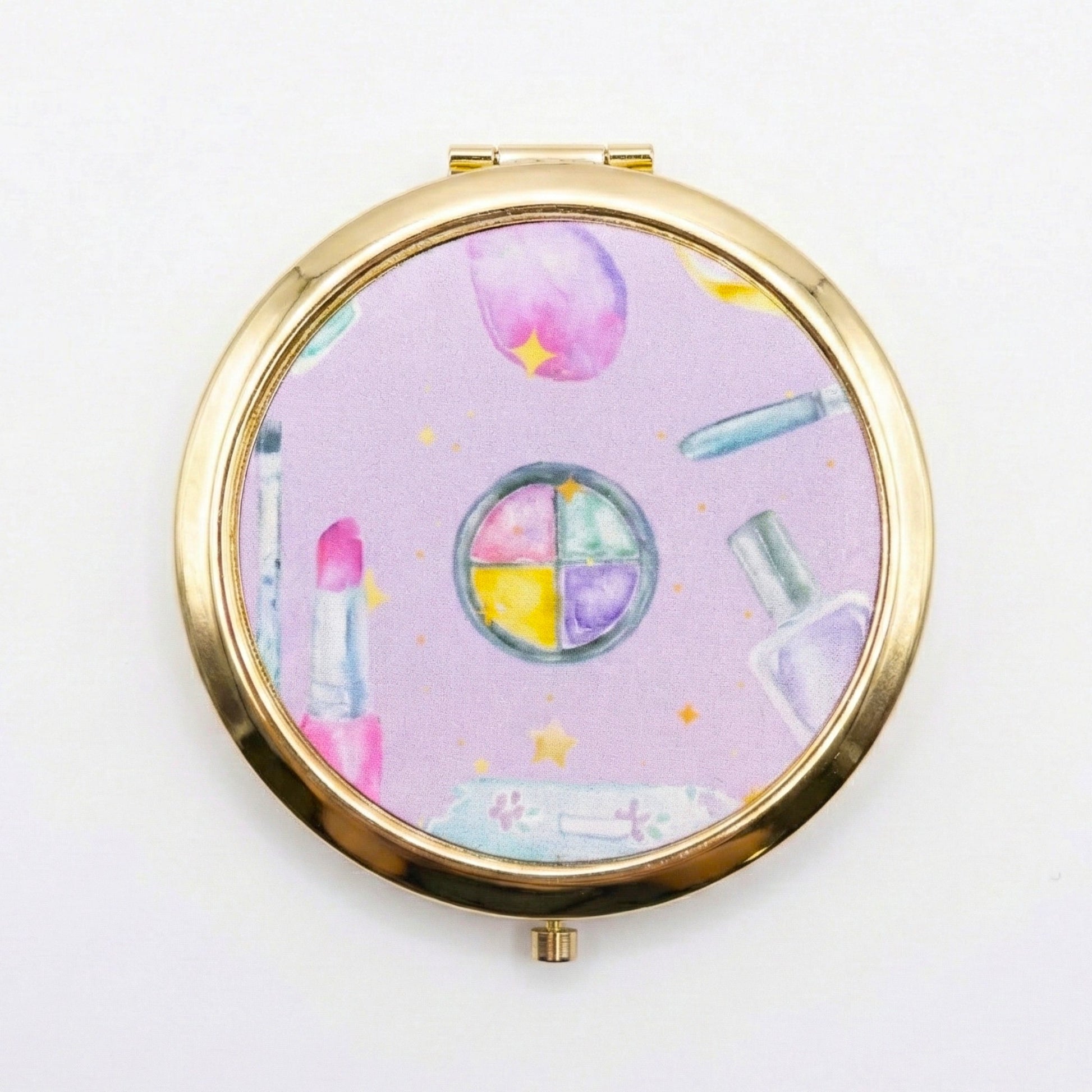 Lipstick and Lashes Compact Mirror