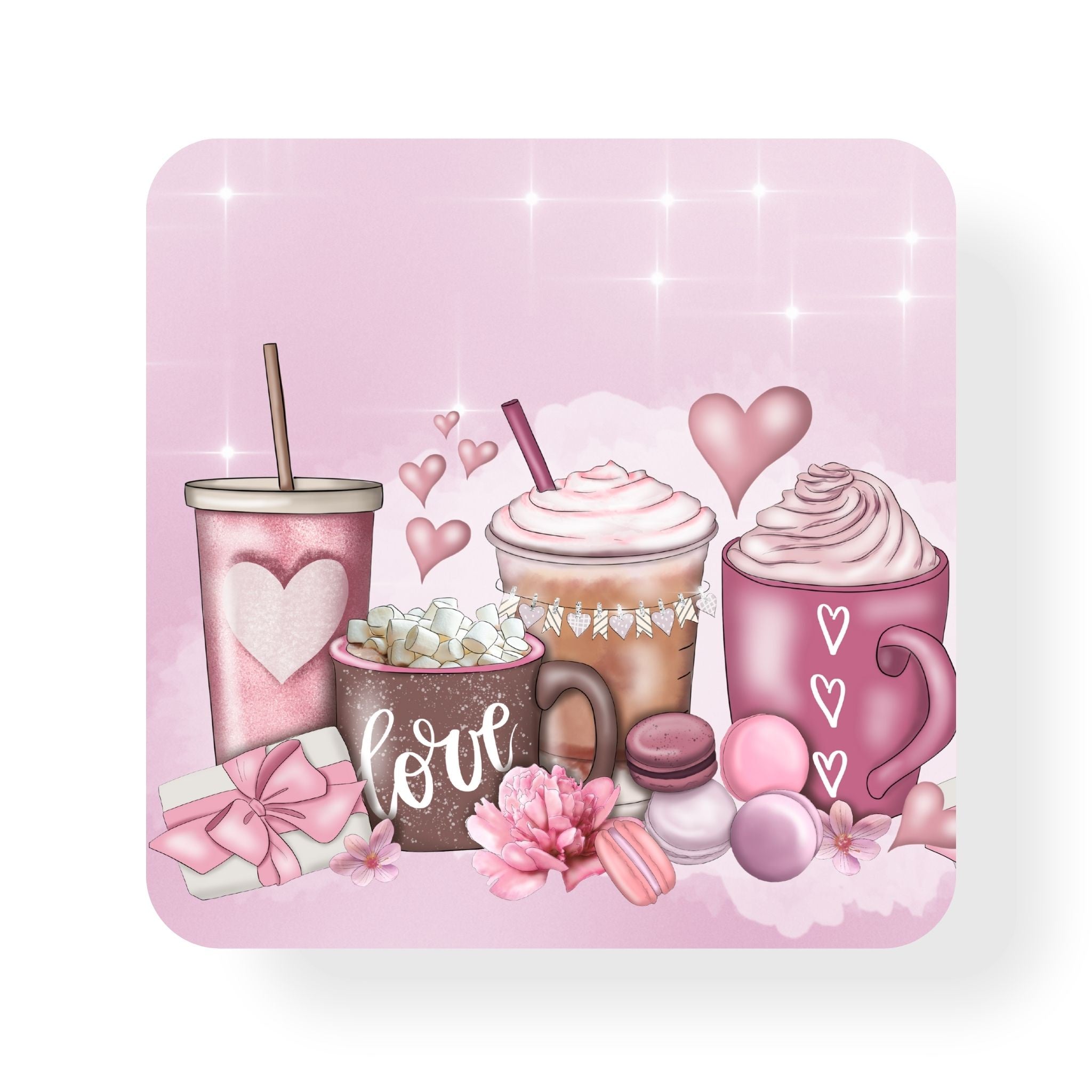 Love Coffee Coaster
