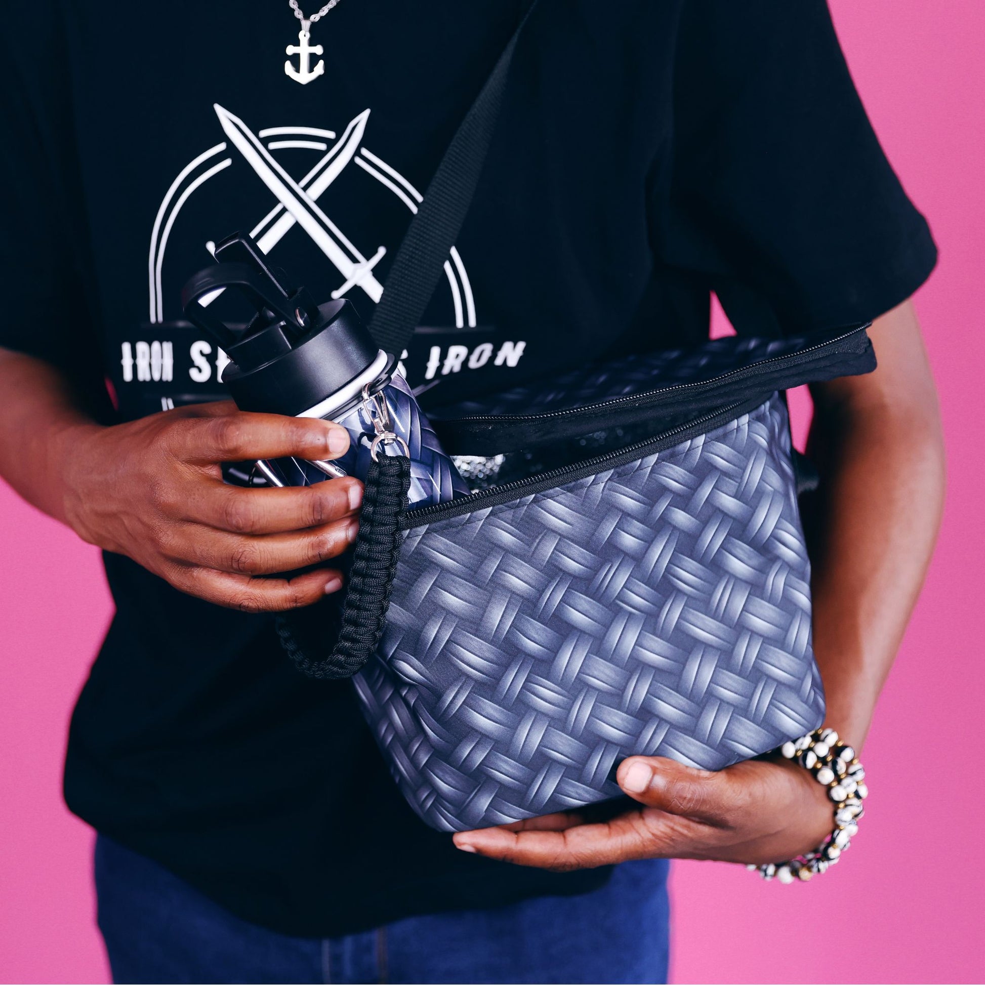 Midnight Mesh Lunch Bag