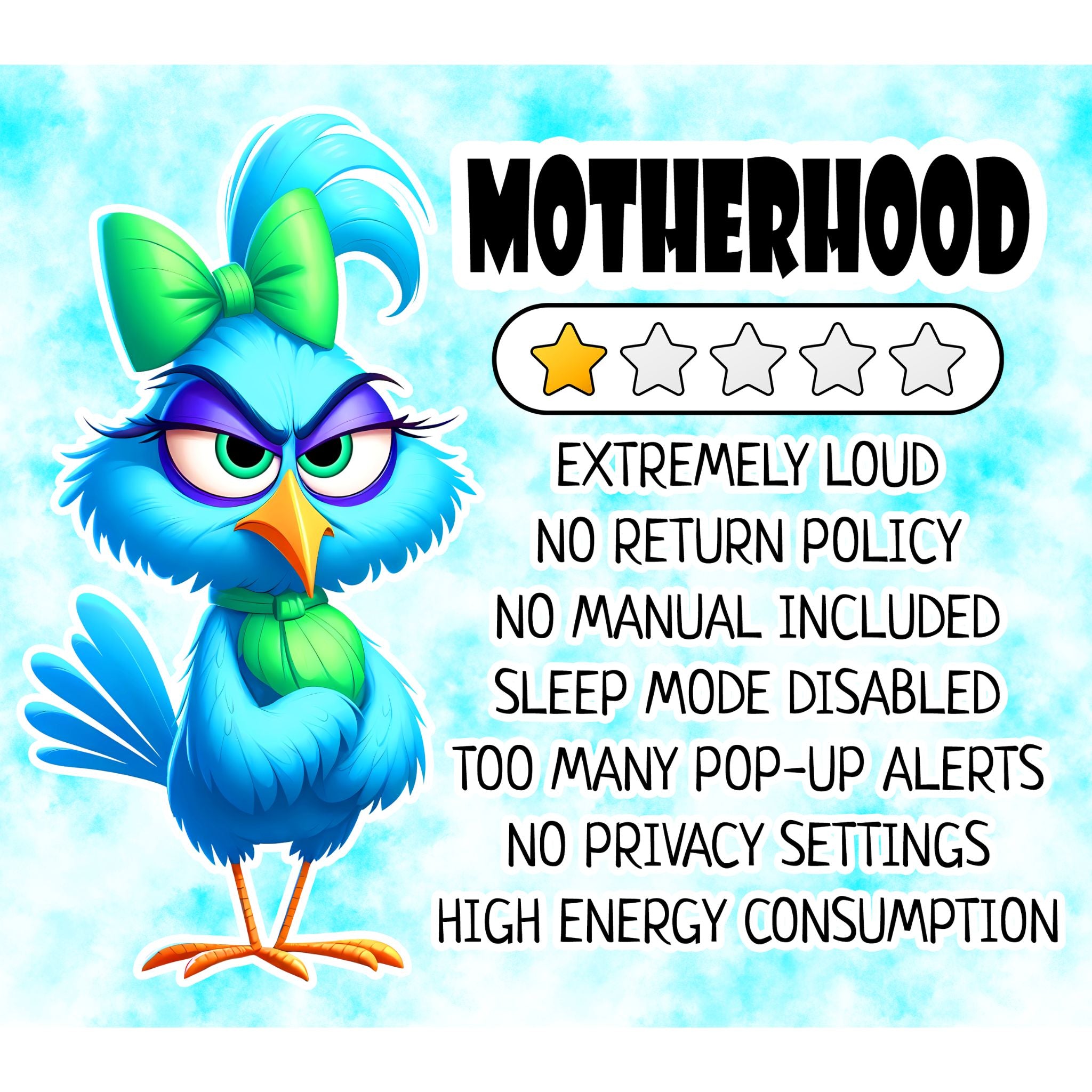 Motherhood Tumbler
