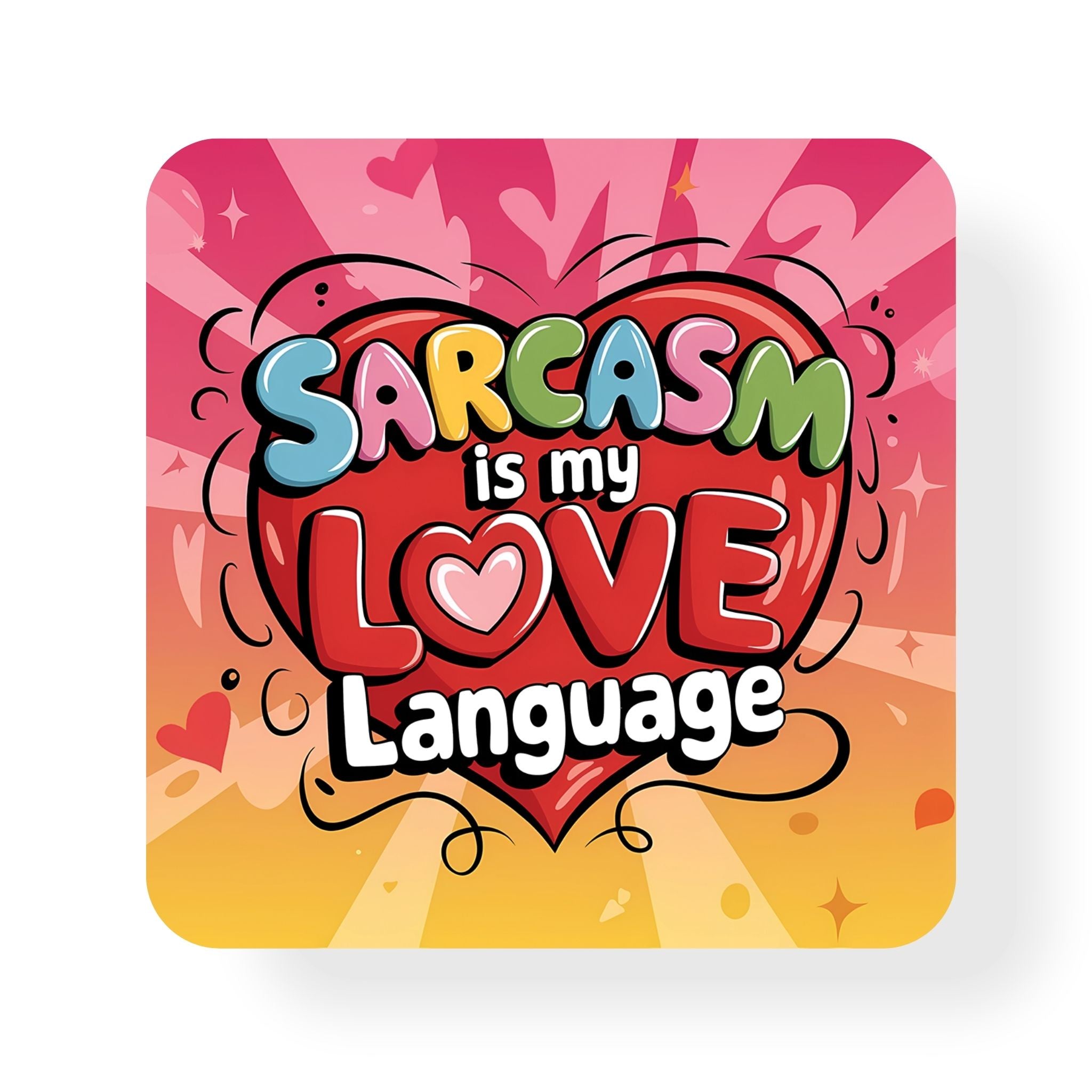My Love Language Coaster
