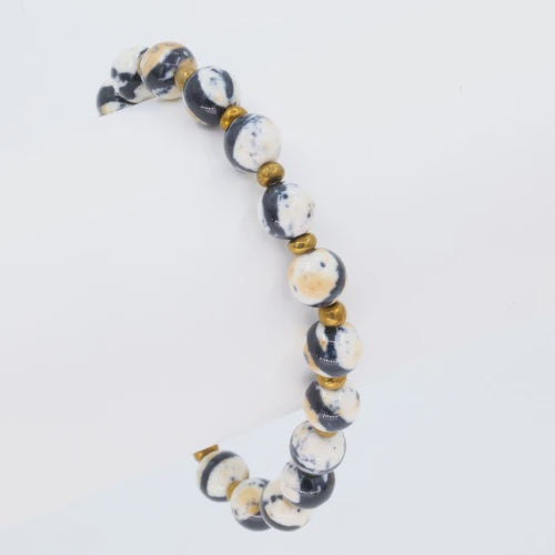 8mm Ocean Jade Bracelet