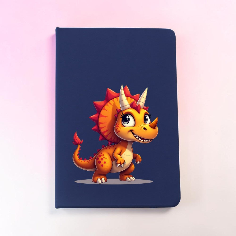 Orange Dinosaur Notebook