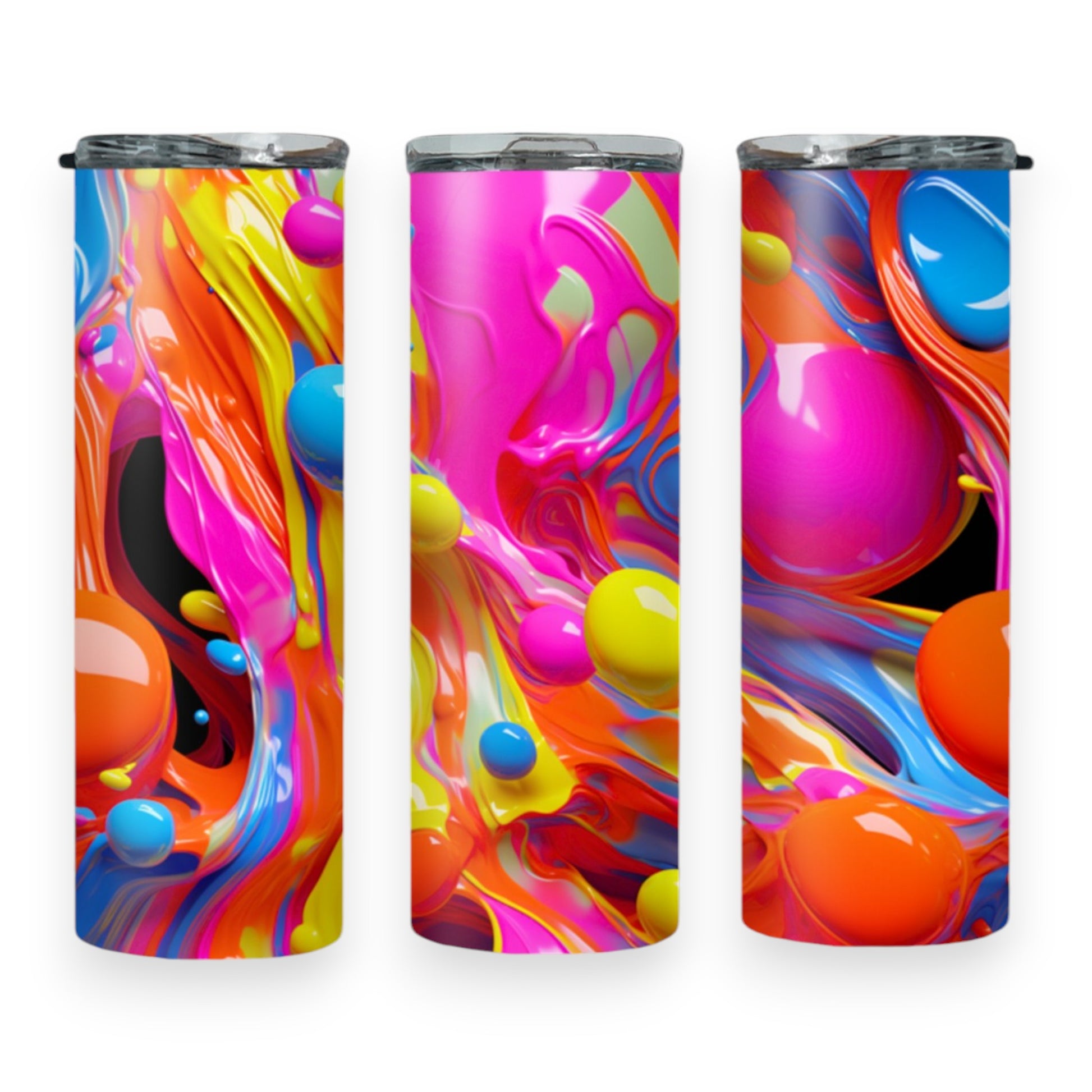 Paint Splash Tumbler