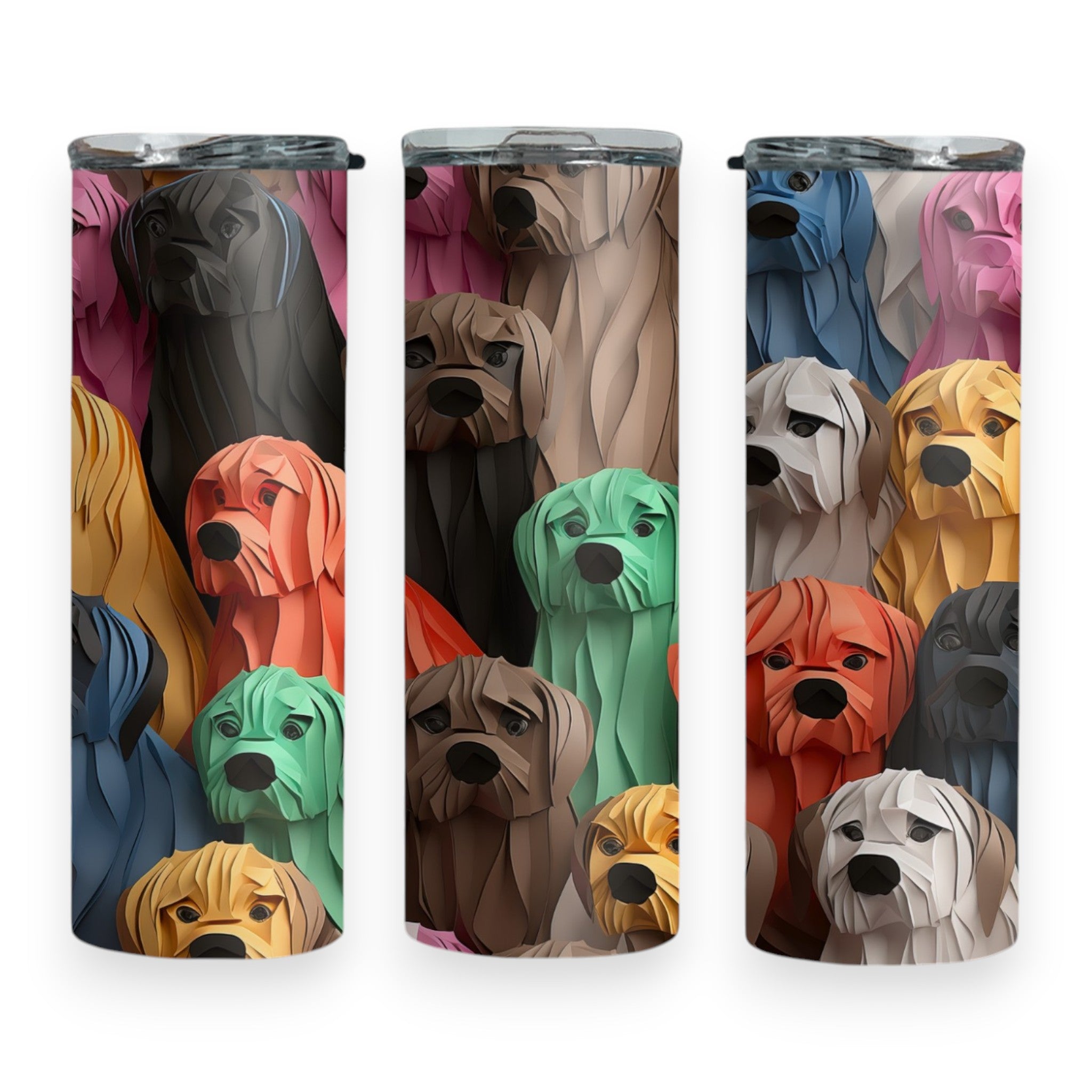Paper Dog Tumbler
