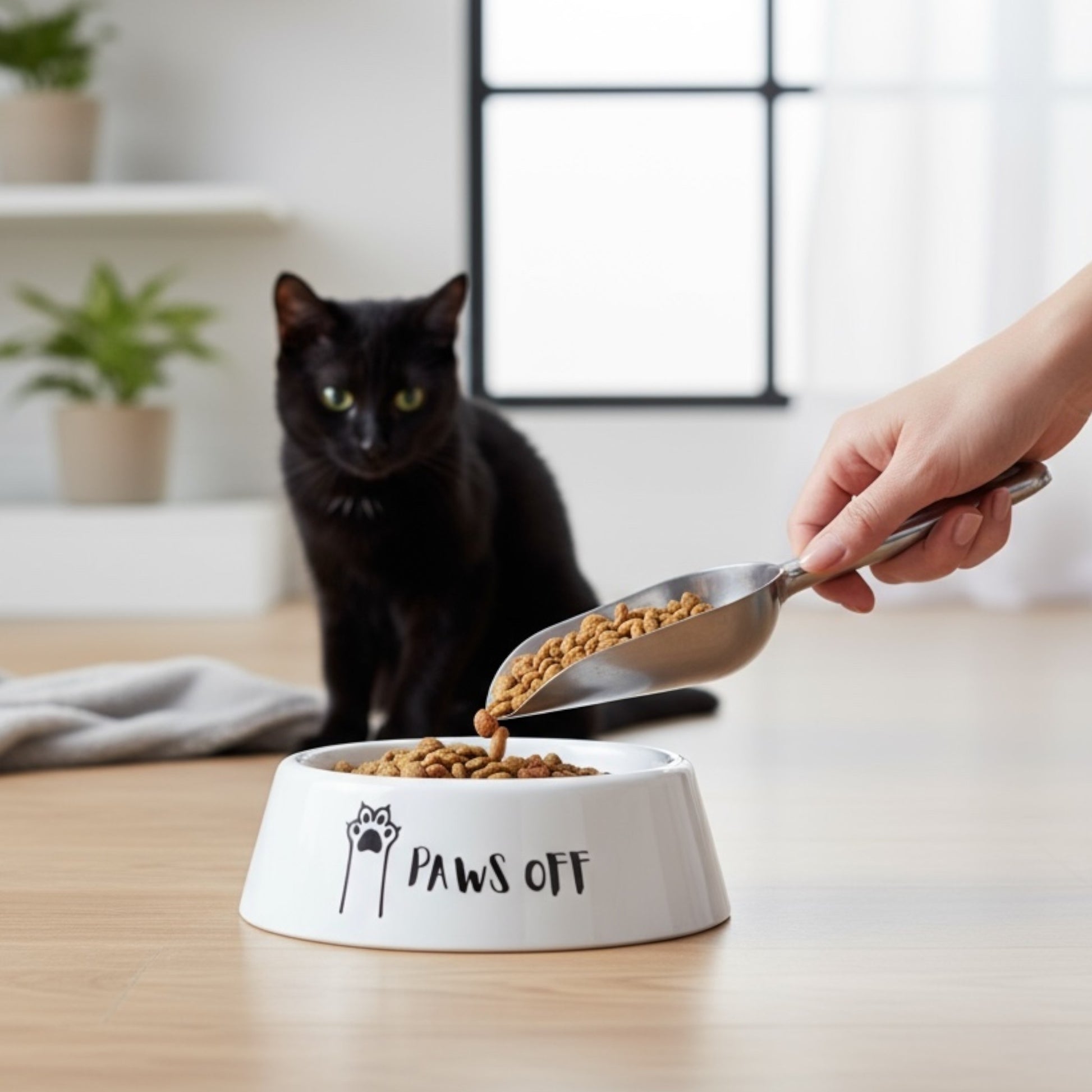 Paws Off Cat Bowls