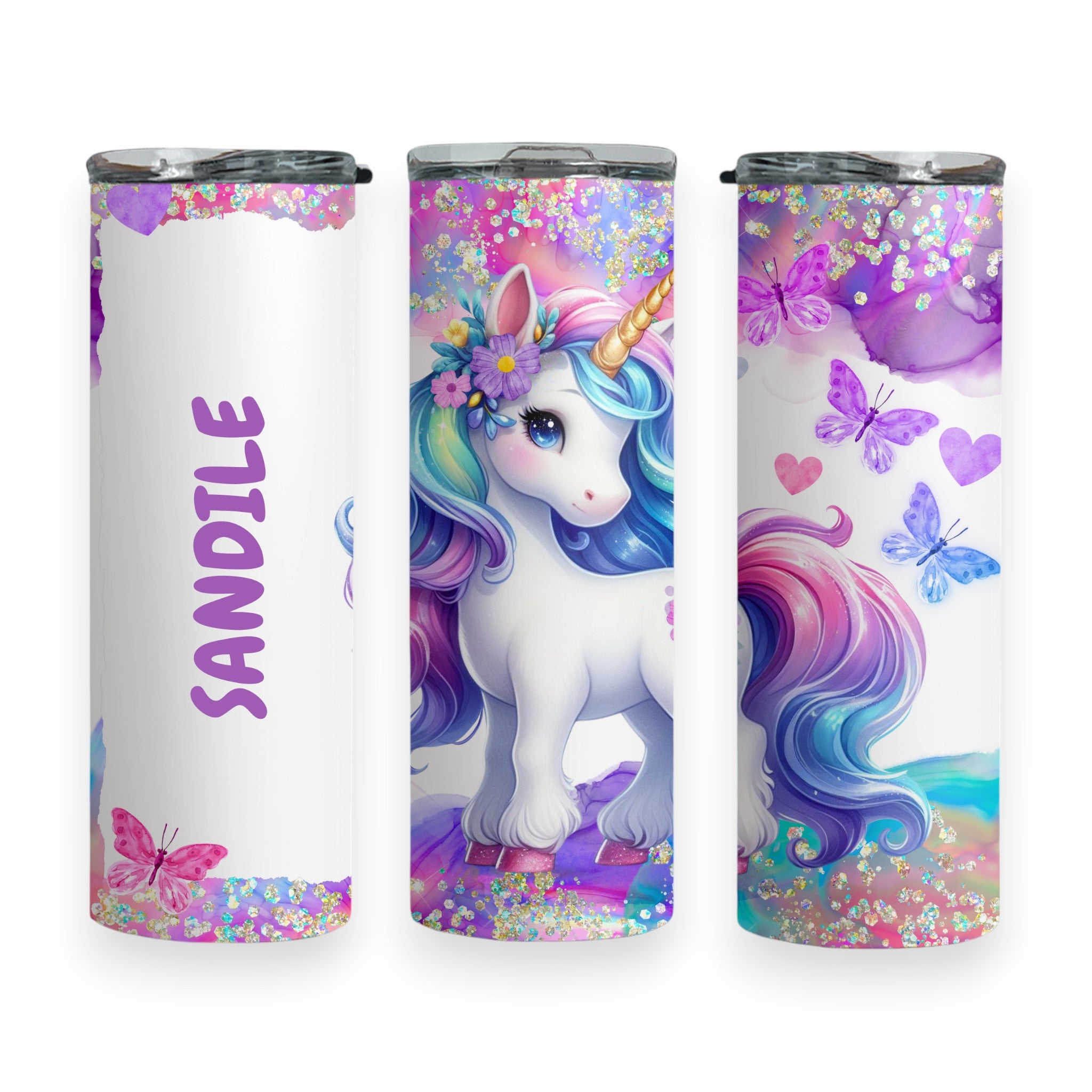 Personalised Unicorn Tumbler