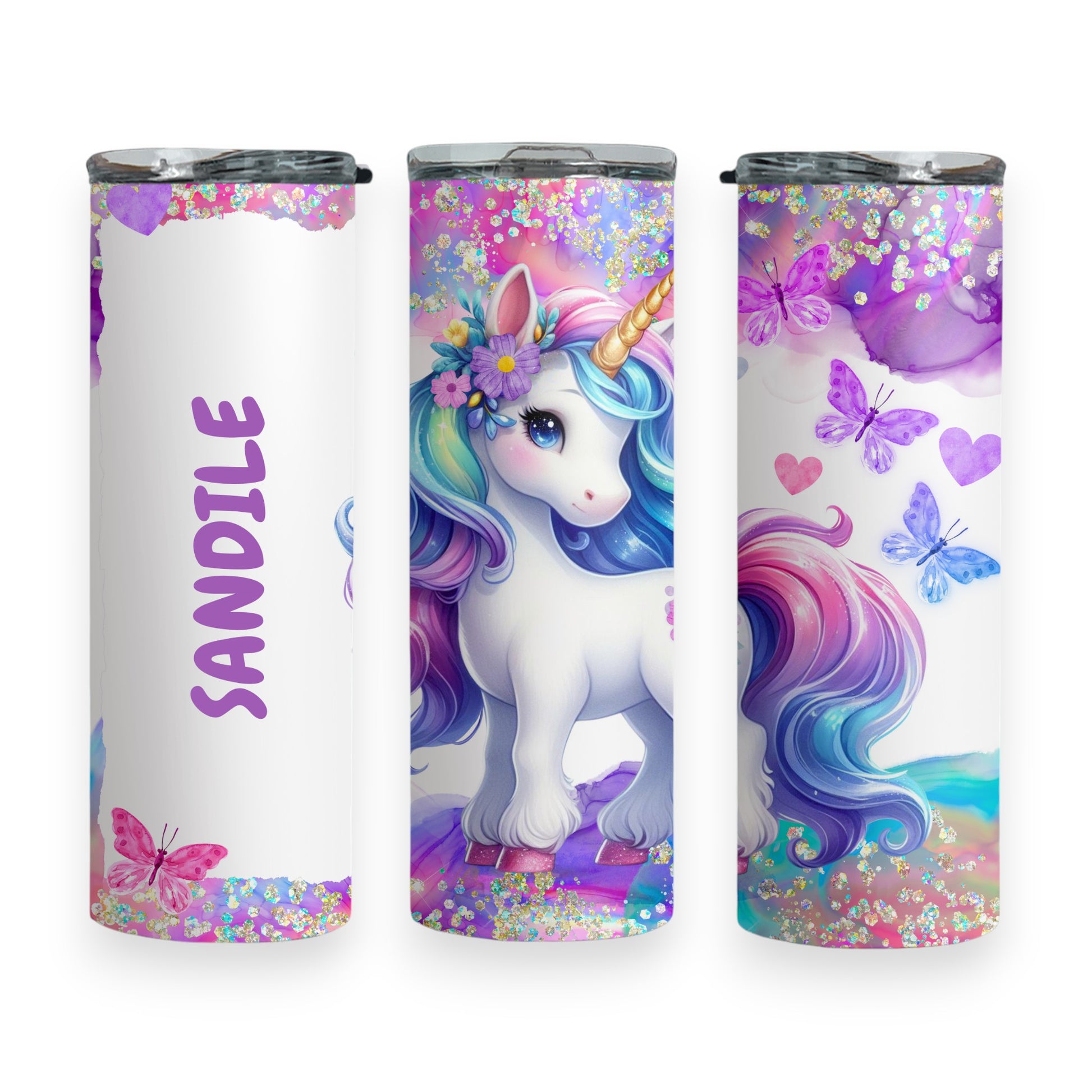 Personalised Unicorn Tumbler