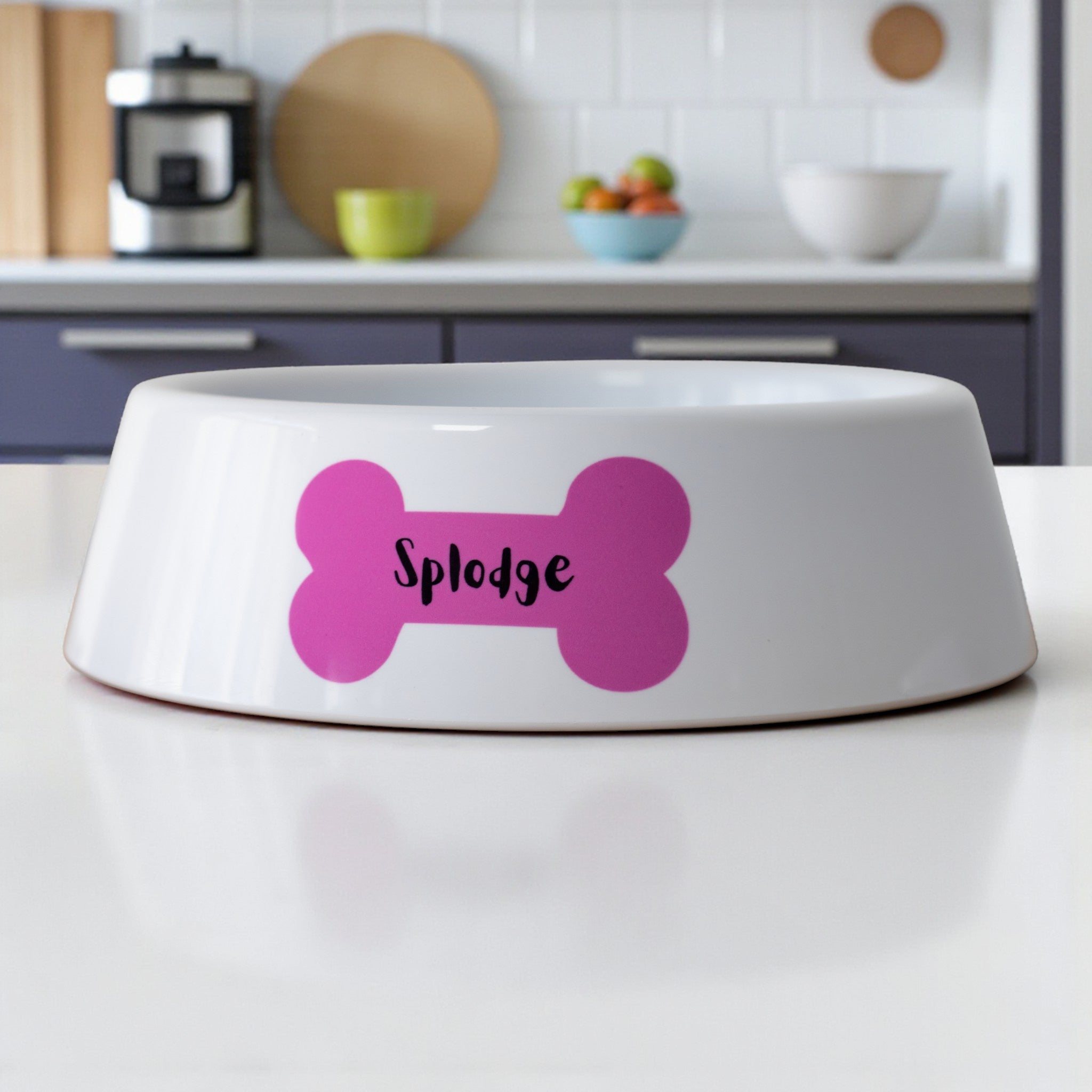 Dog Personalised Bone Bowl