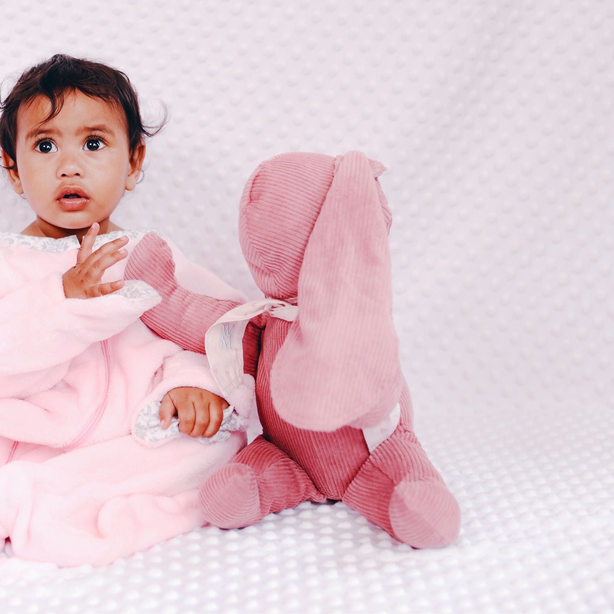 Pink Corduroy Bunny