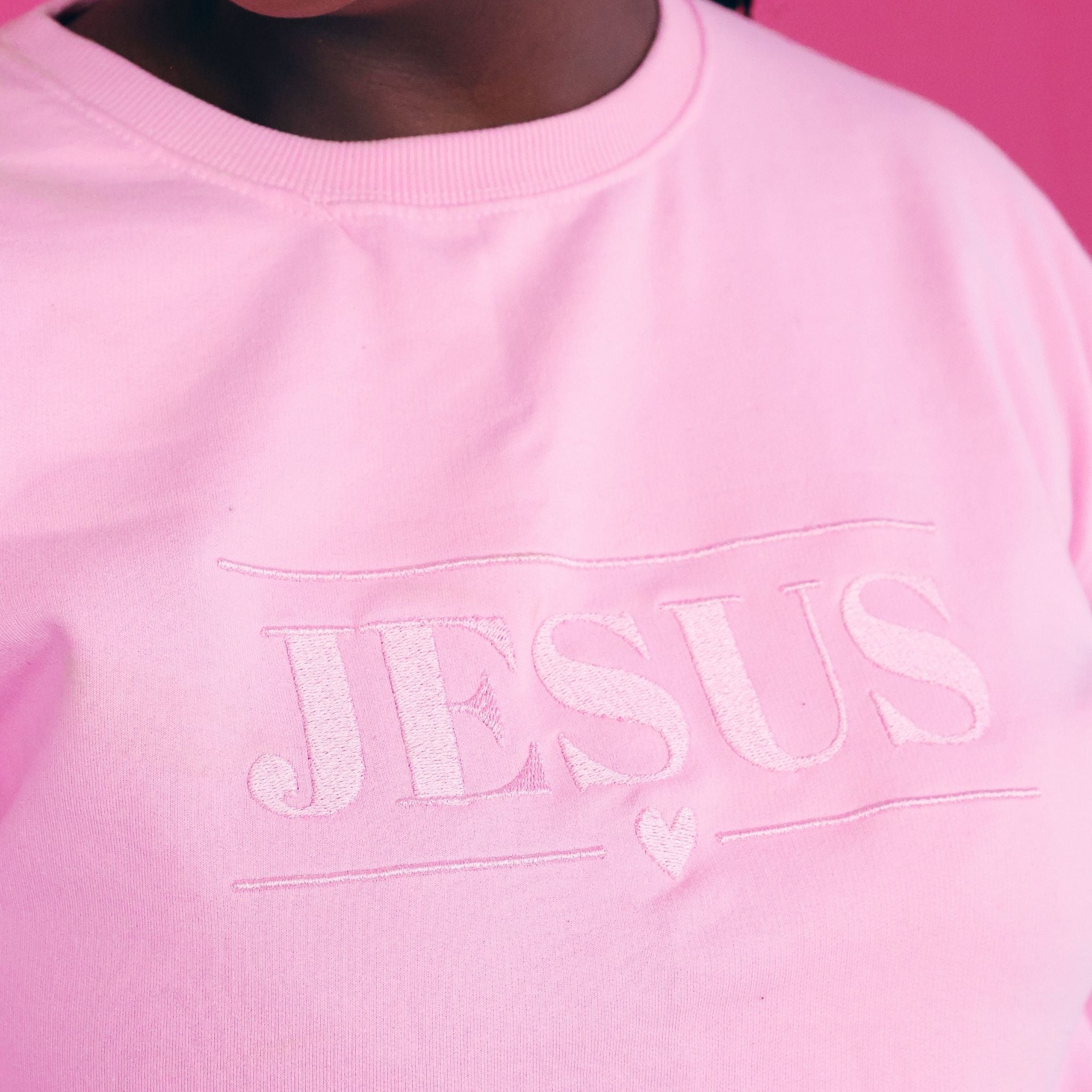 Jesus Embroidered Sweatshirt