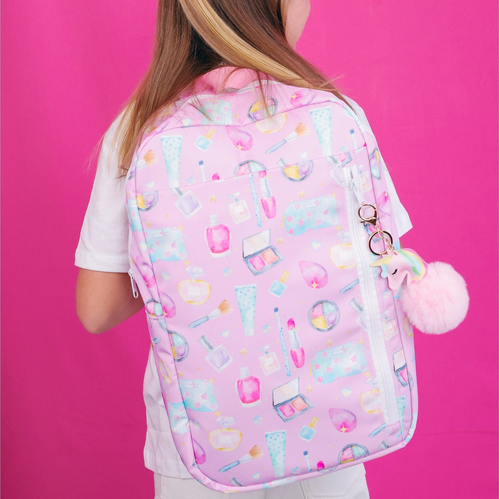 Lipstick and Lashes Laptop Bag