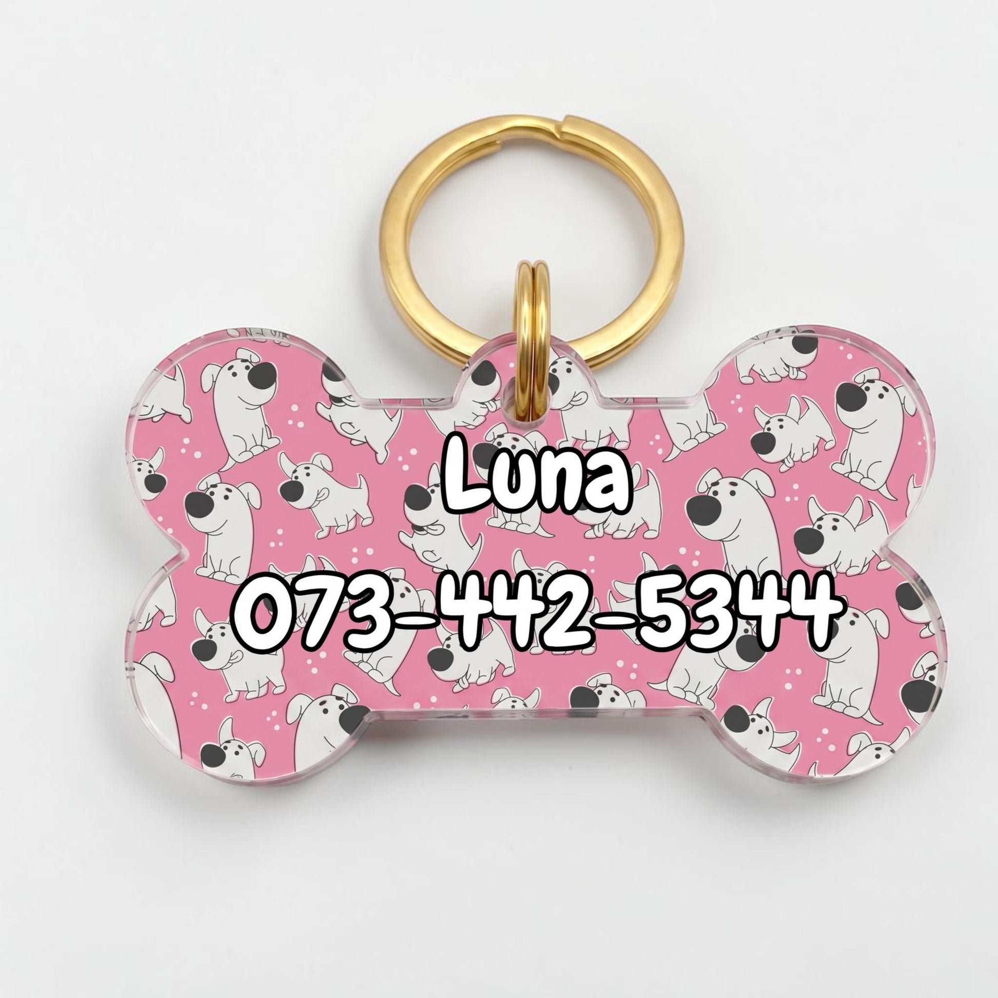 Toon Tail Pet Tag