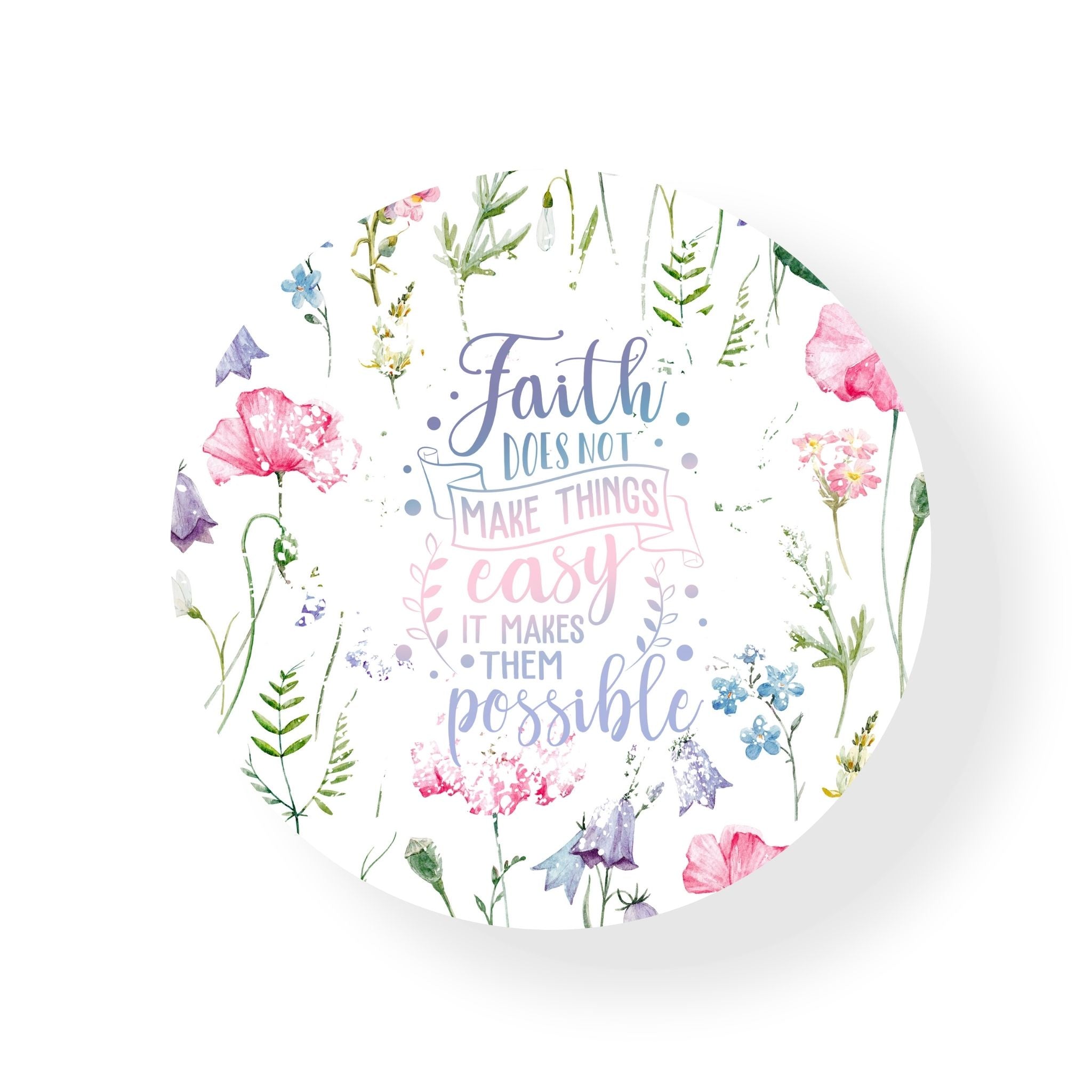Possible By Faith Coaster