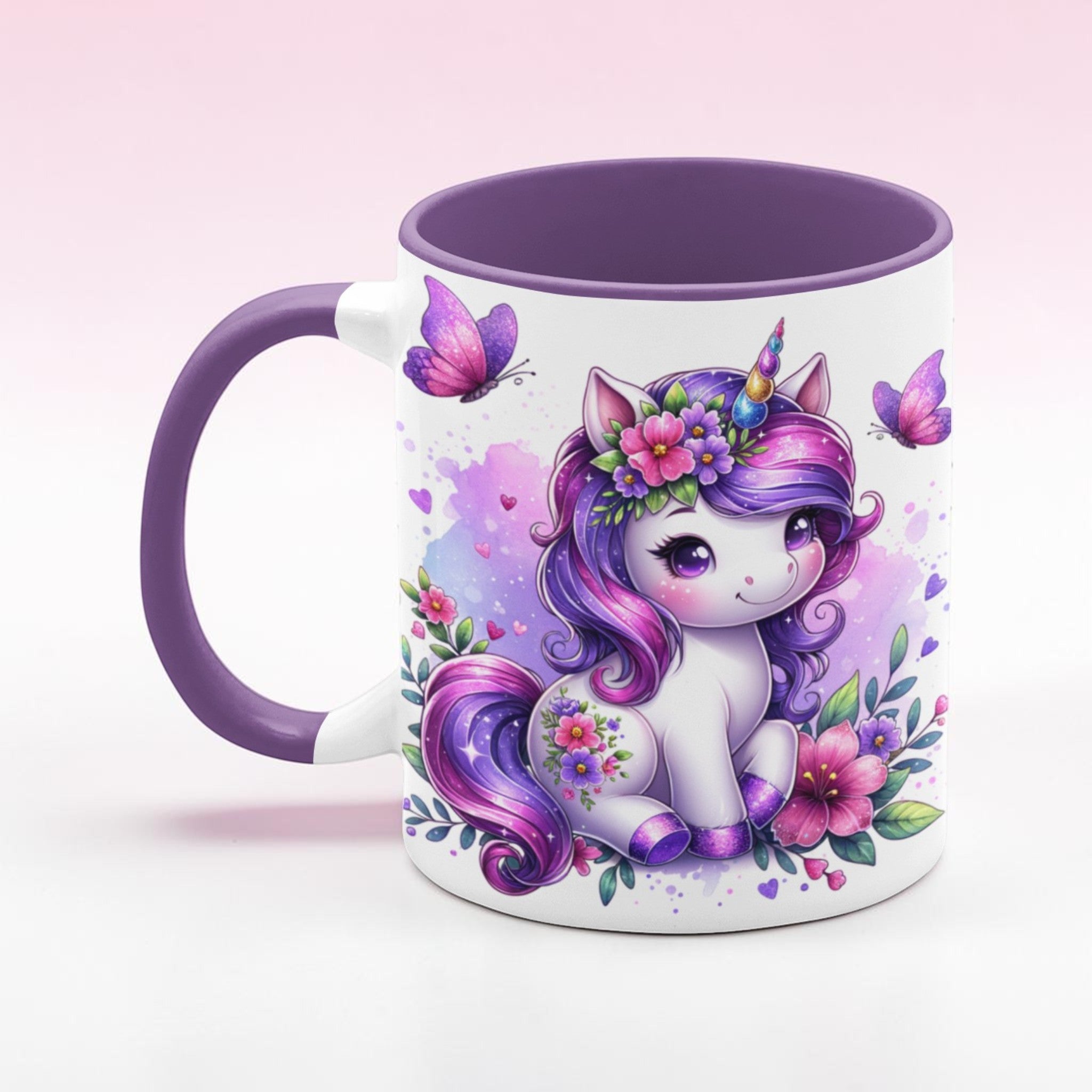 Purple Unicorn Mug