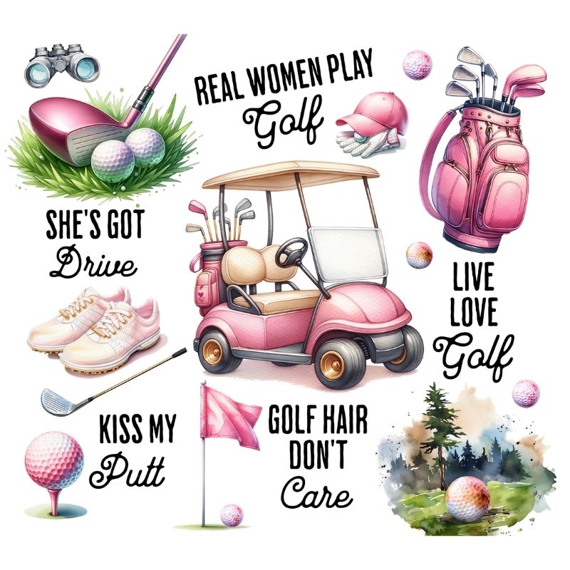 Real Women Play Golf Tumbler
