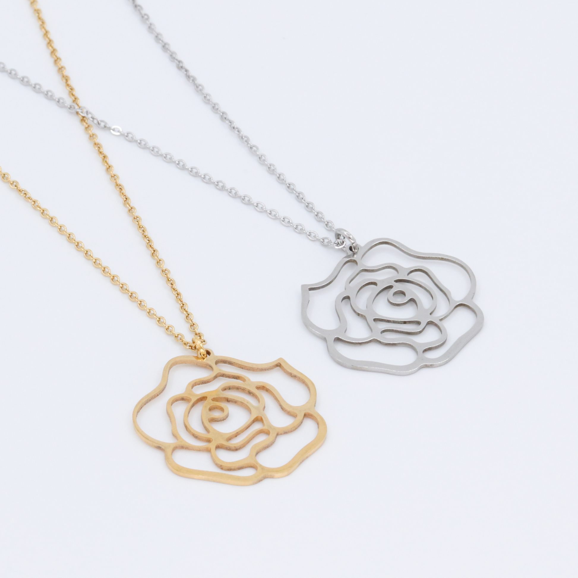 Rose Flower Necklace
