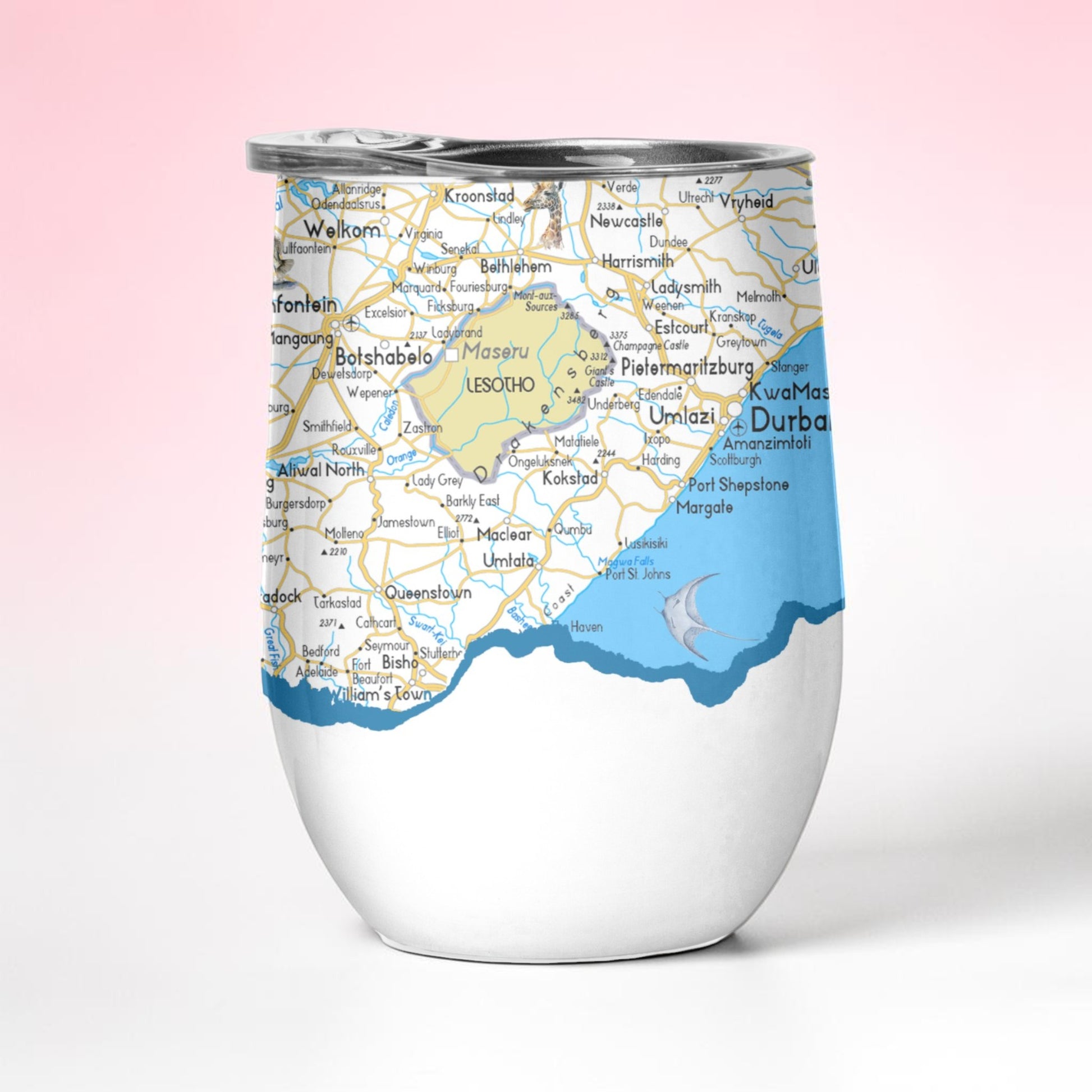 SA Map Gin Tumbler