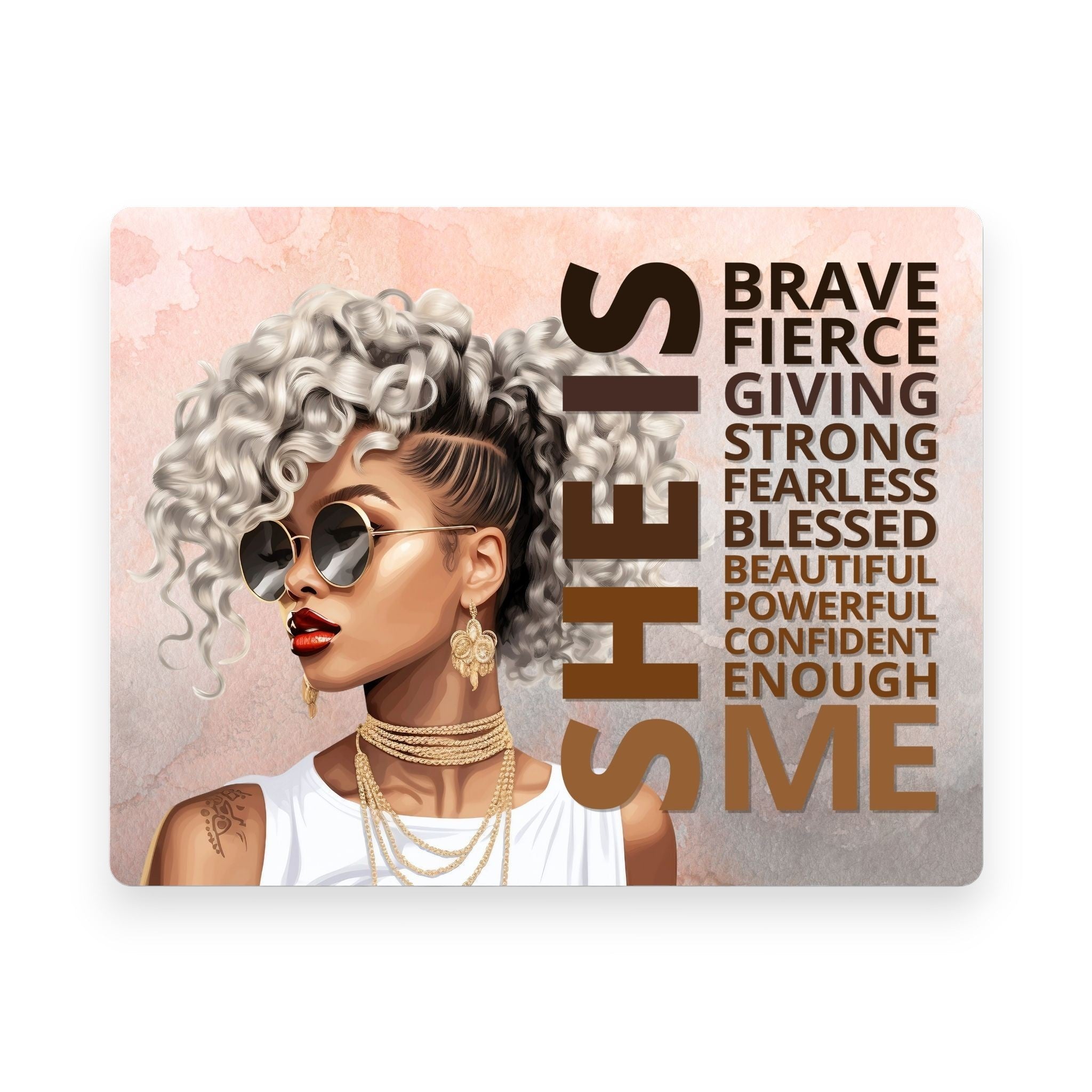 She is Me Mousepad