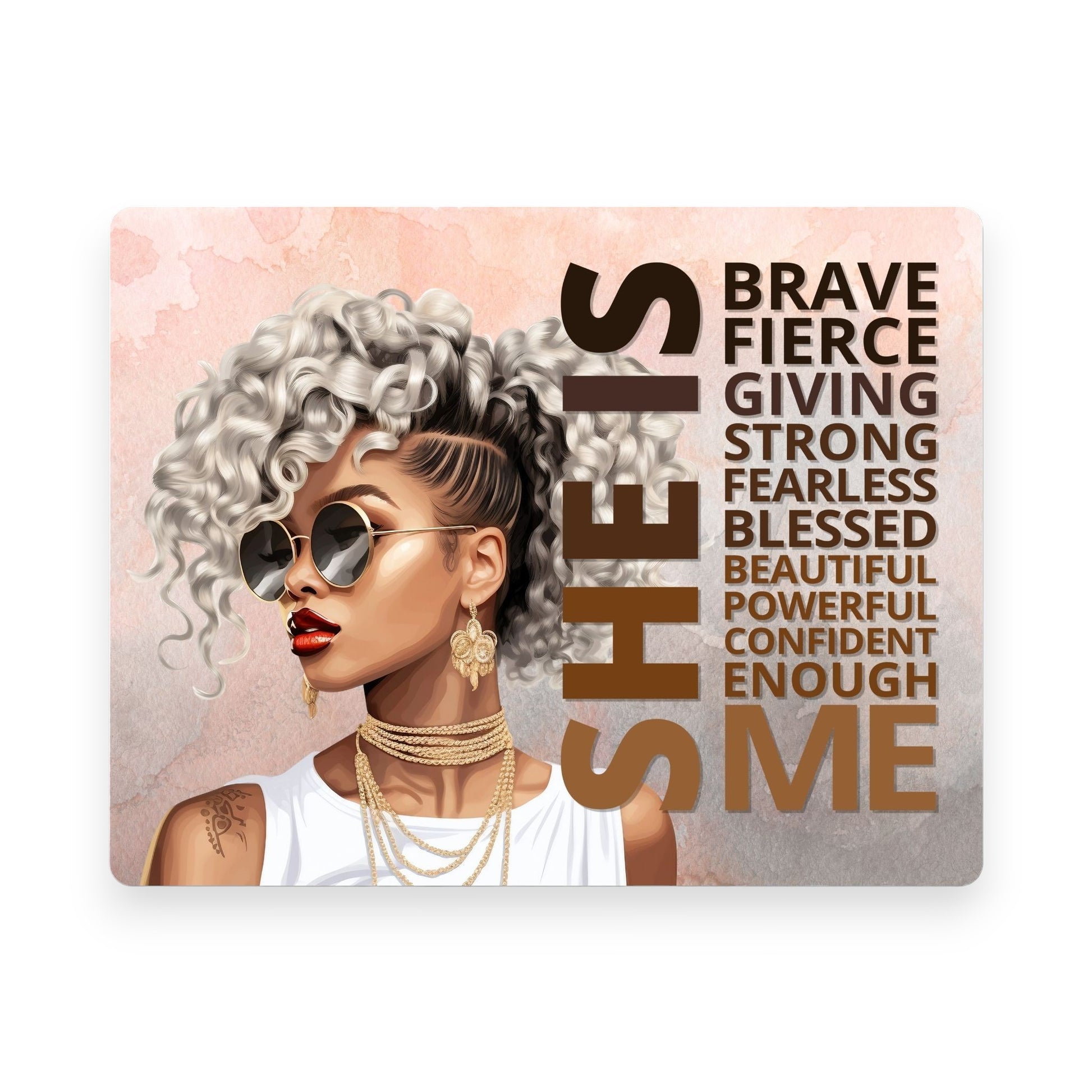 She is Me Mousepad