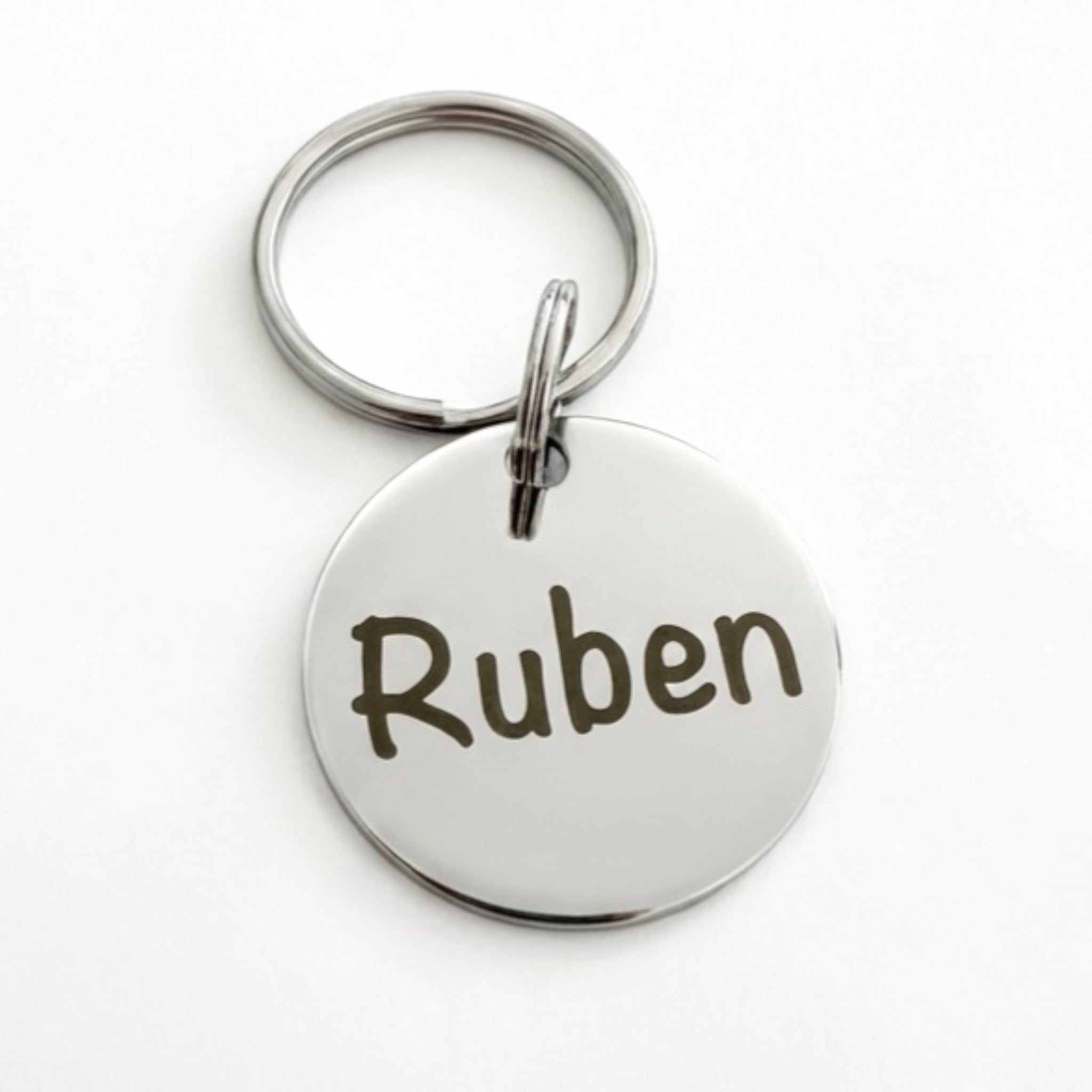 Round Dog Tag (Large)