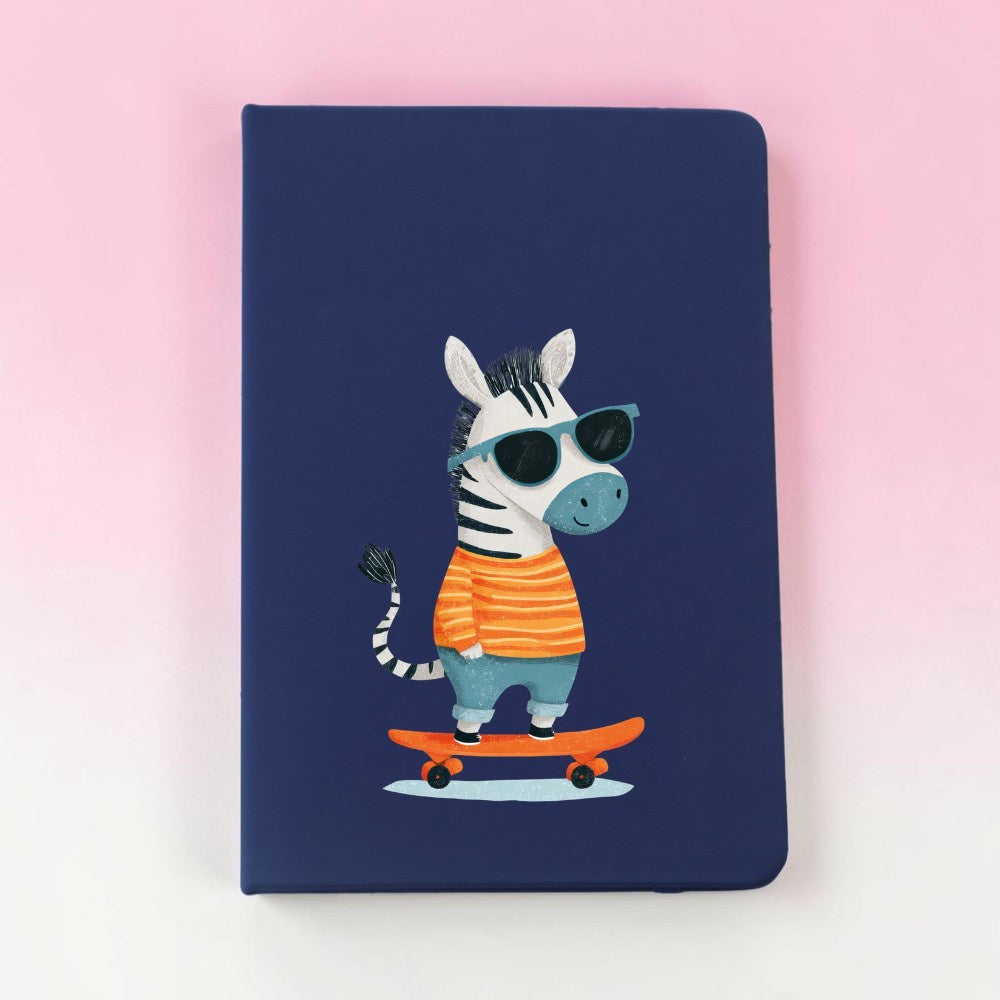 Skateboarding Zebra