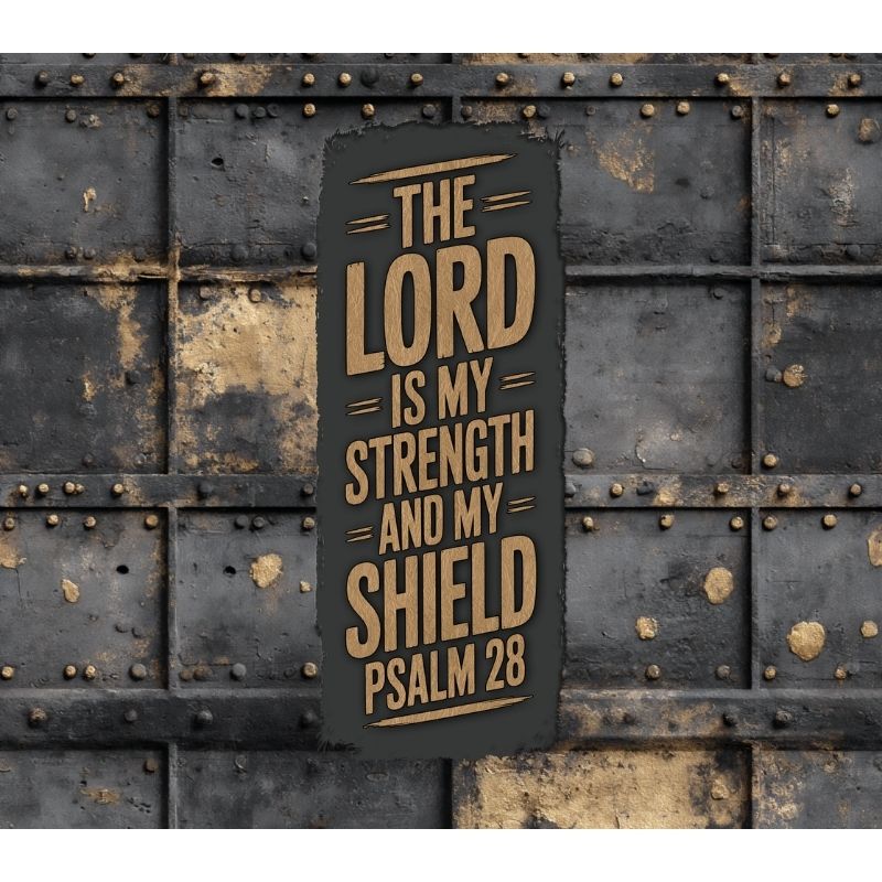 The Lord is My Strength Waterbottle