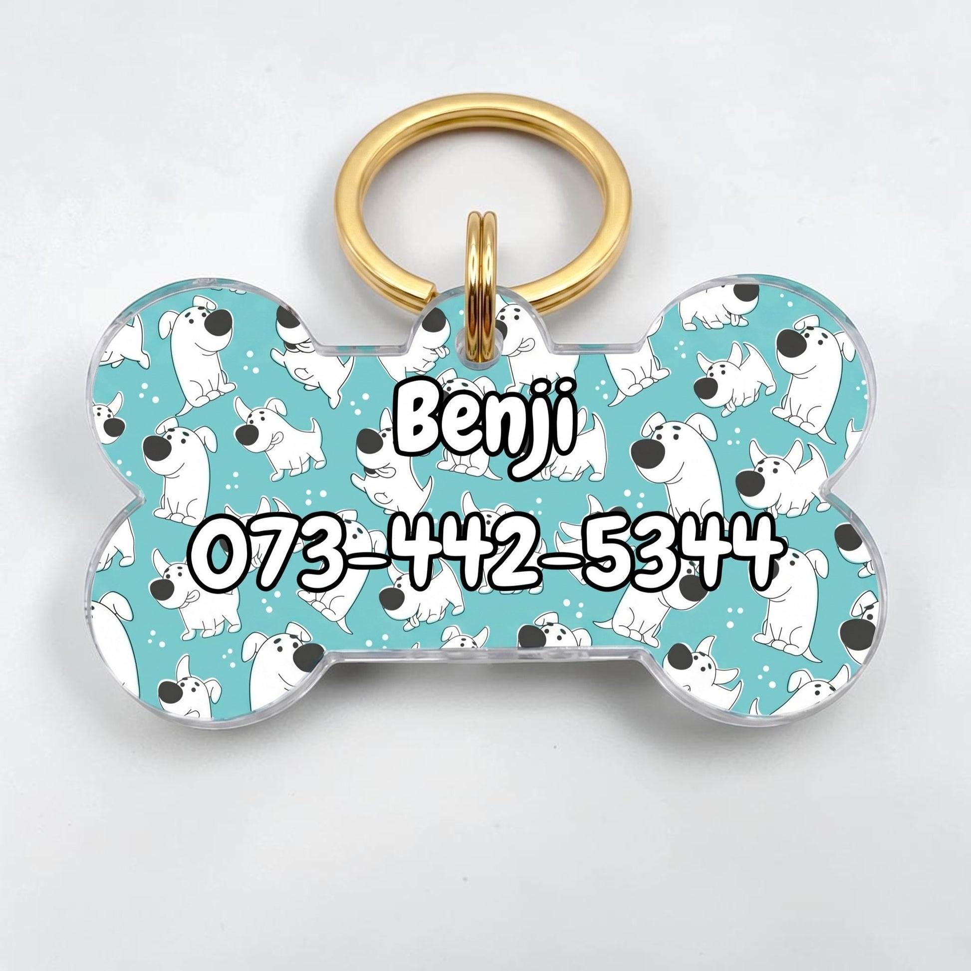 Toon Tail Pet Tag