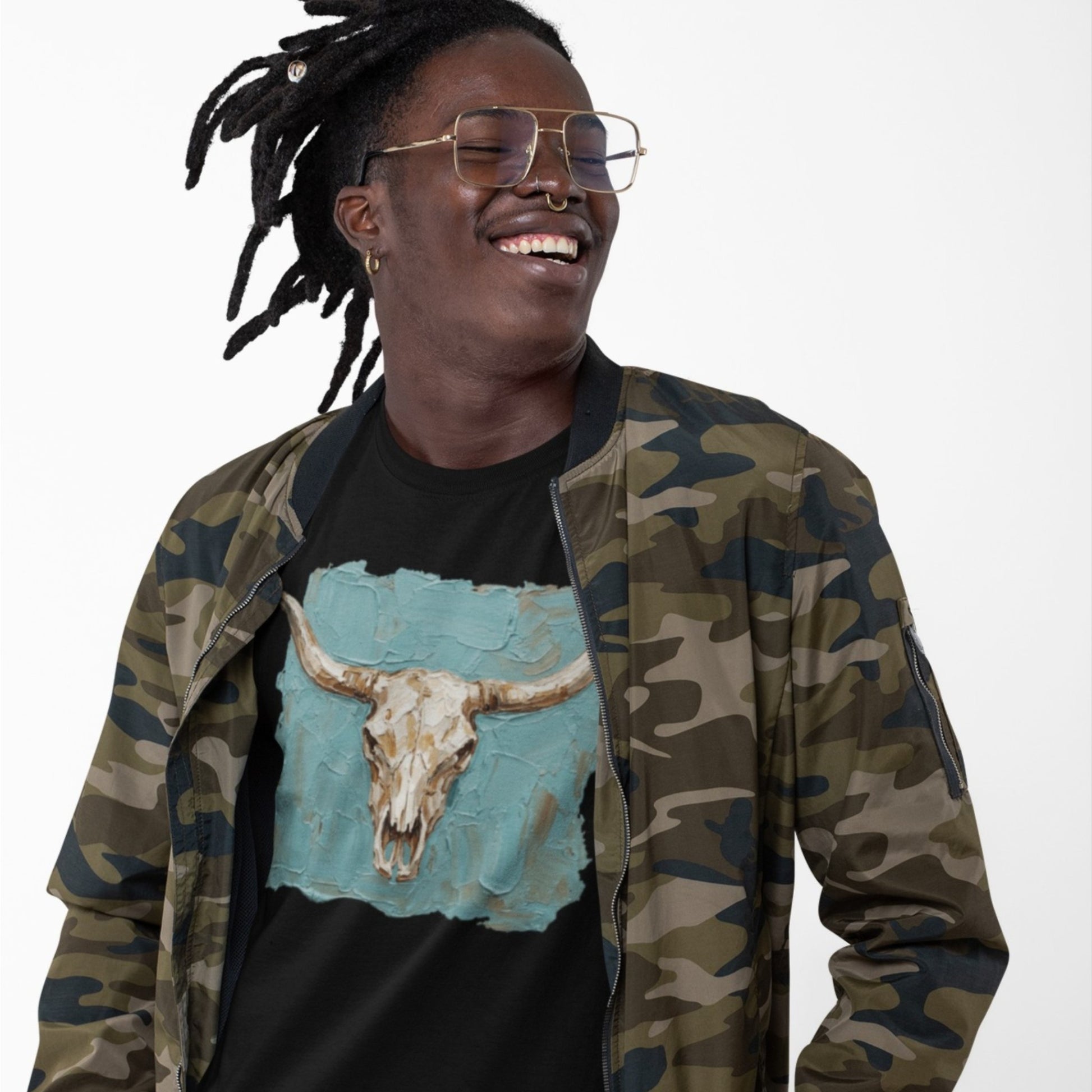 Turquoise Longhorn T-Shirt