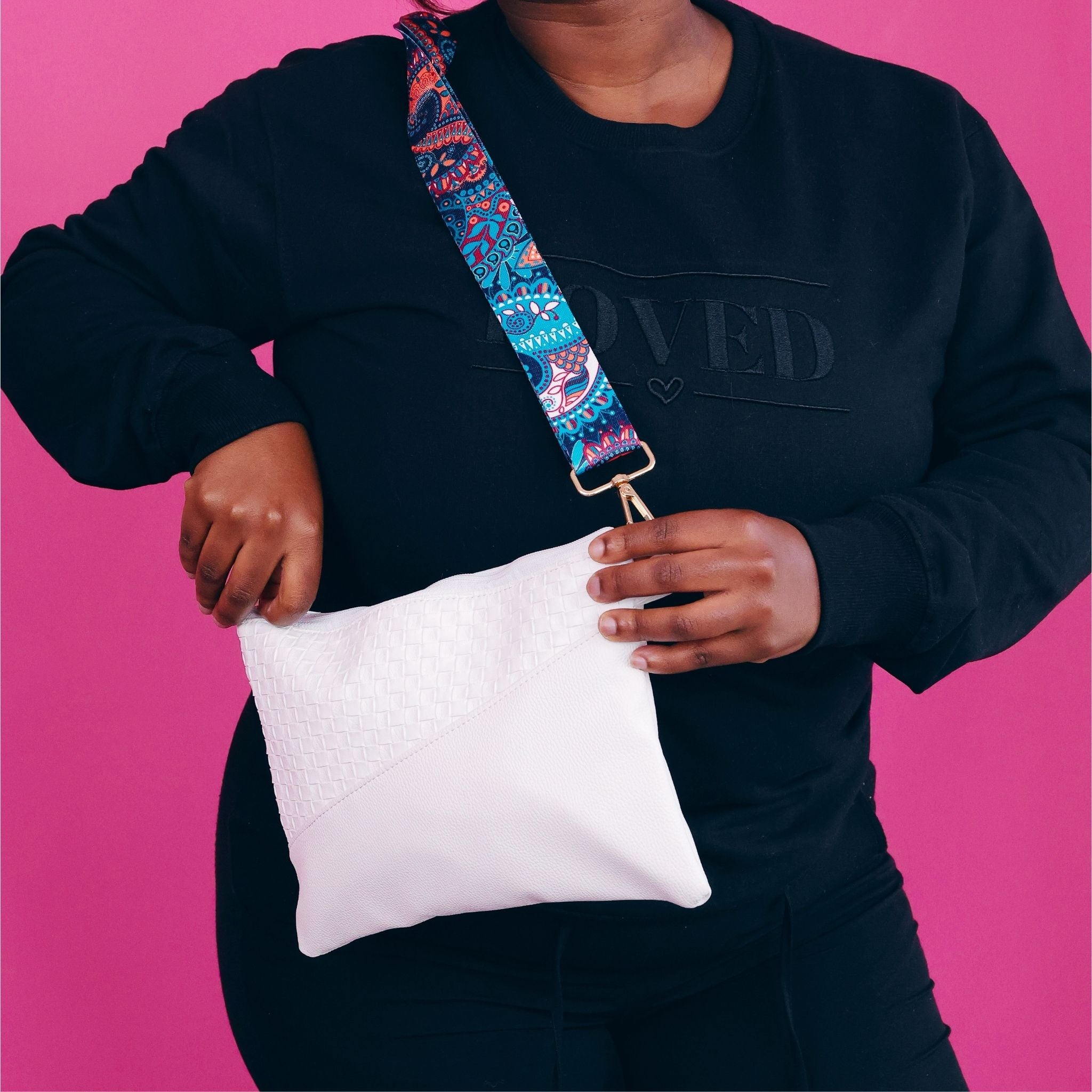 White Handbag