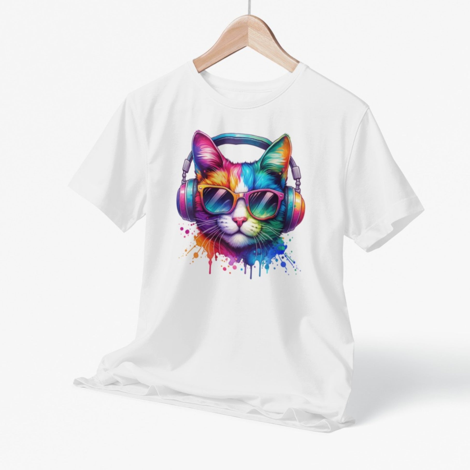 Headphone Cat T-Shirt