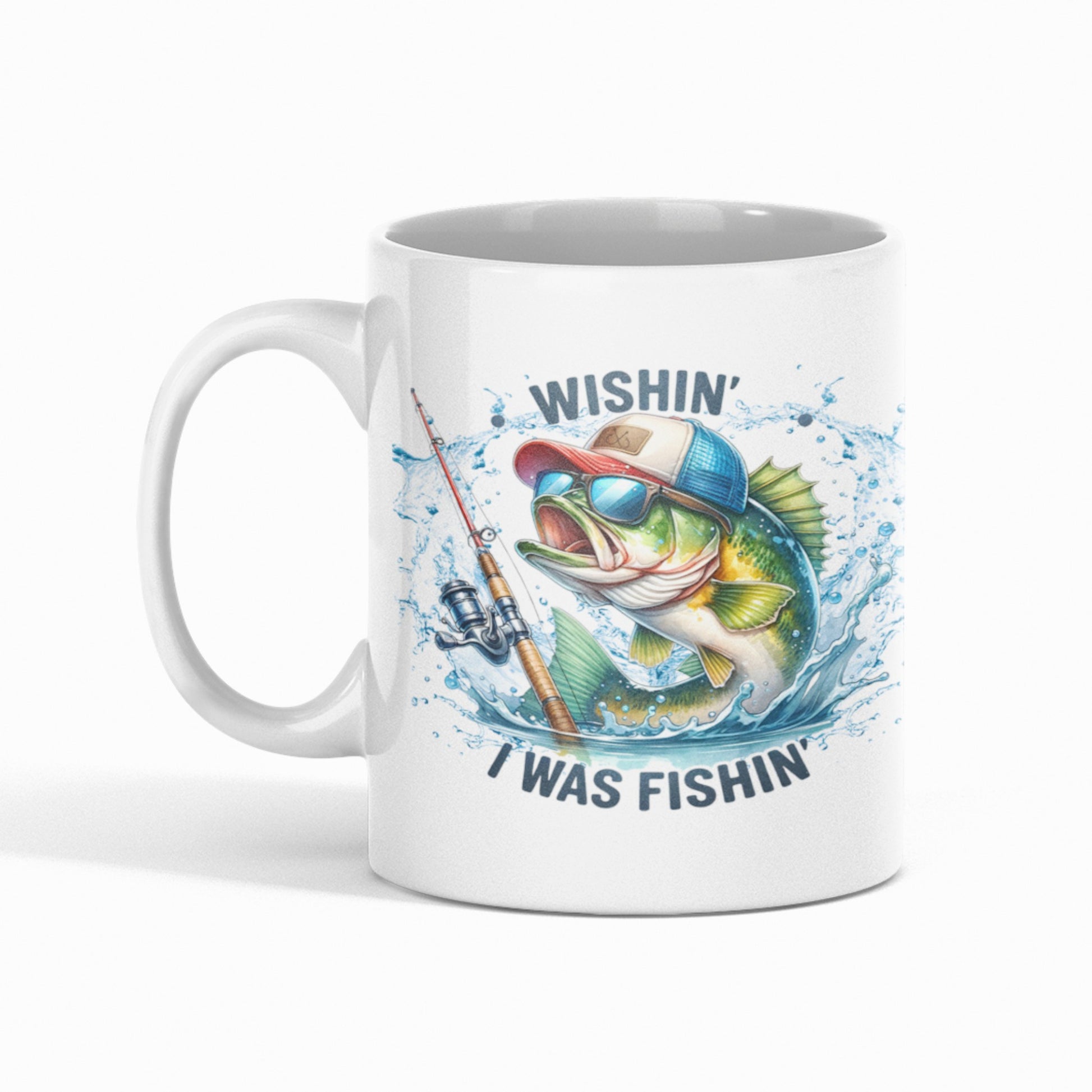 Wishin I was Fishin Mug