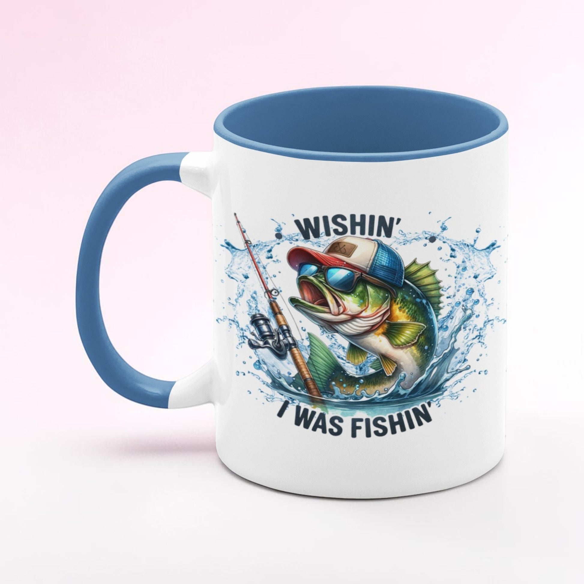 Wishin I was Fishin Mug