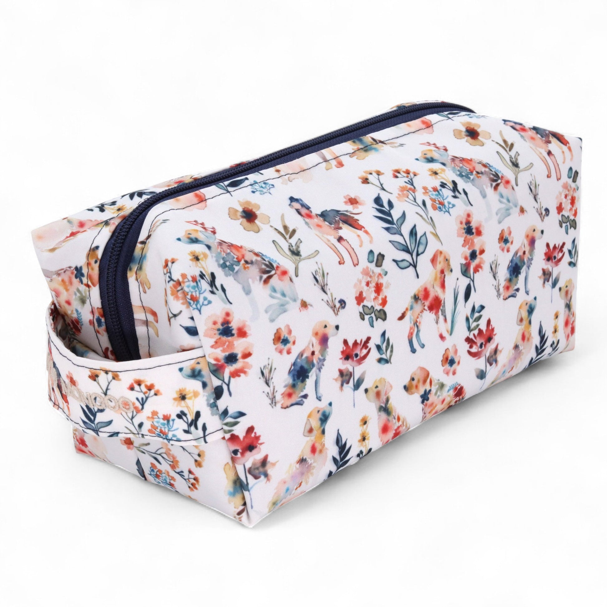 I-Woof kunye ne-Watercolor Toiletry Bag